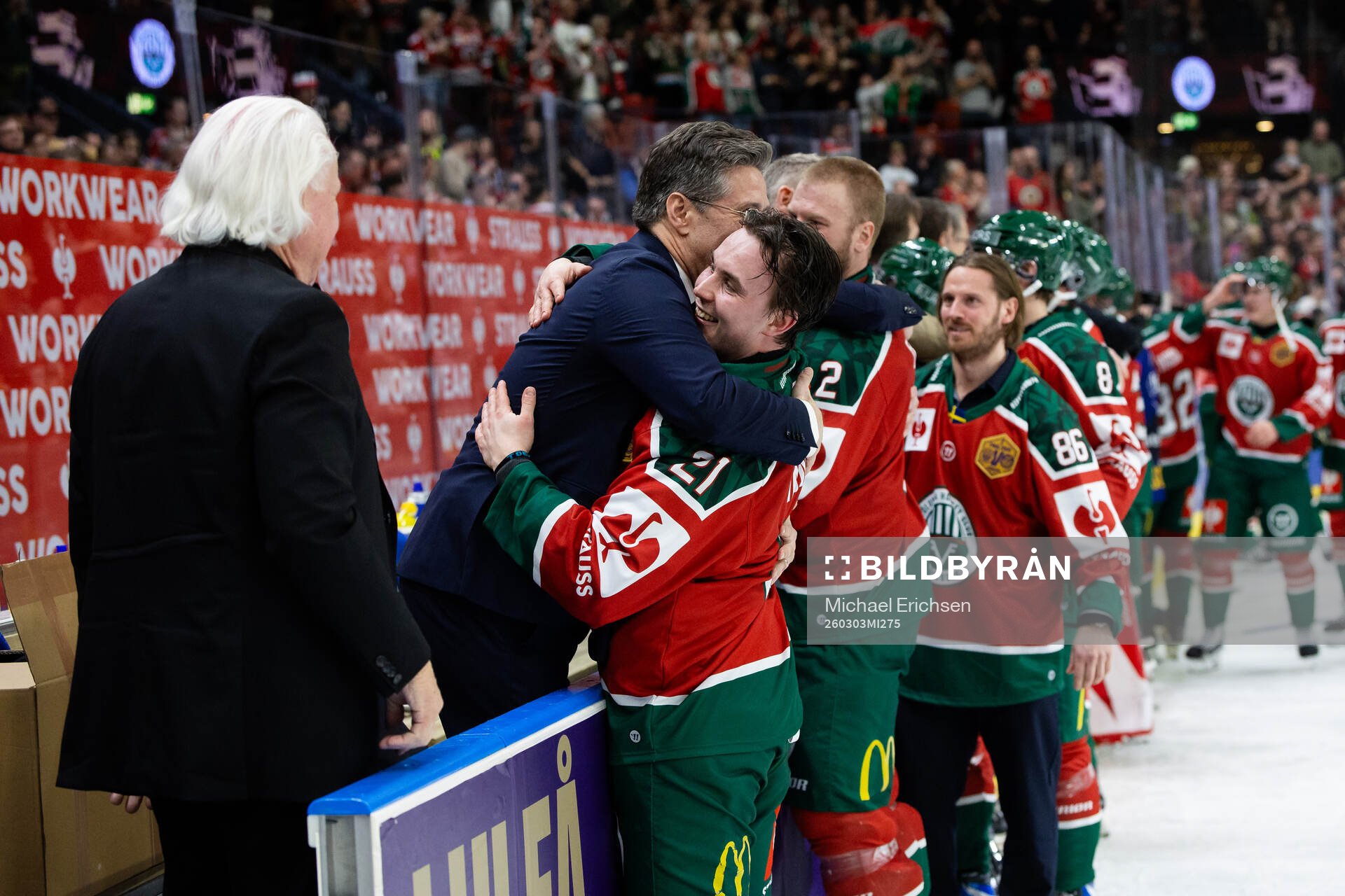 General manager Christian Lechtaler and Jere Innala of