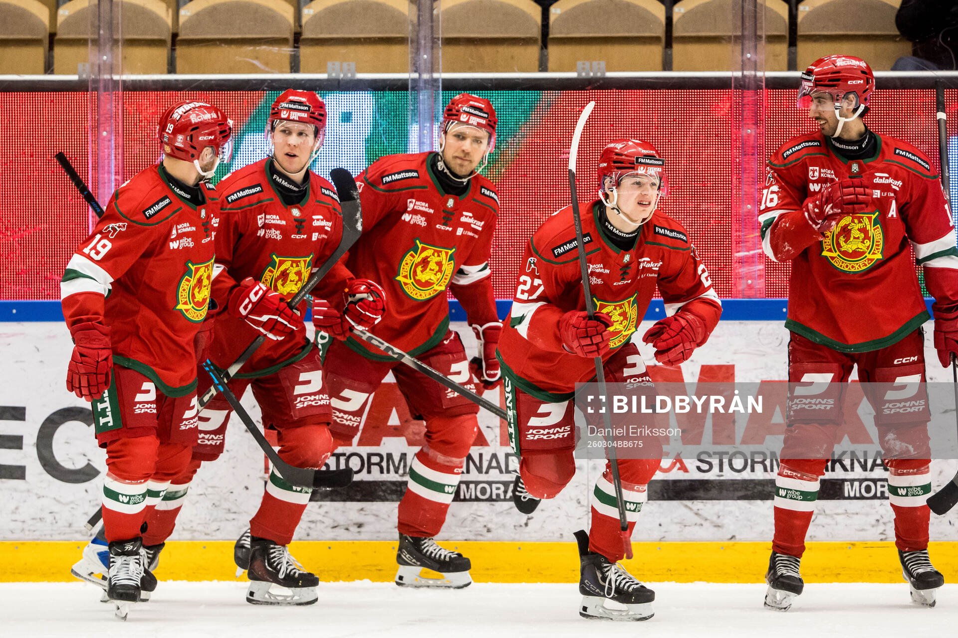 Moras Hampus Larsson jublar