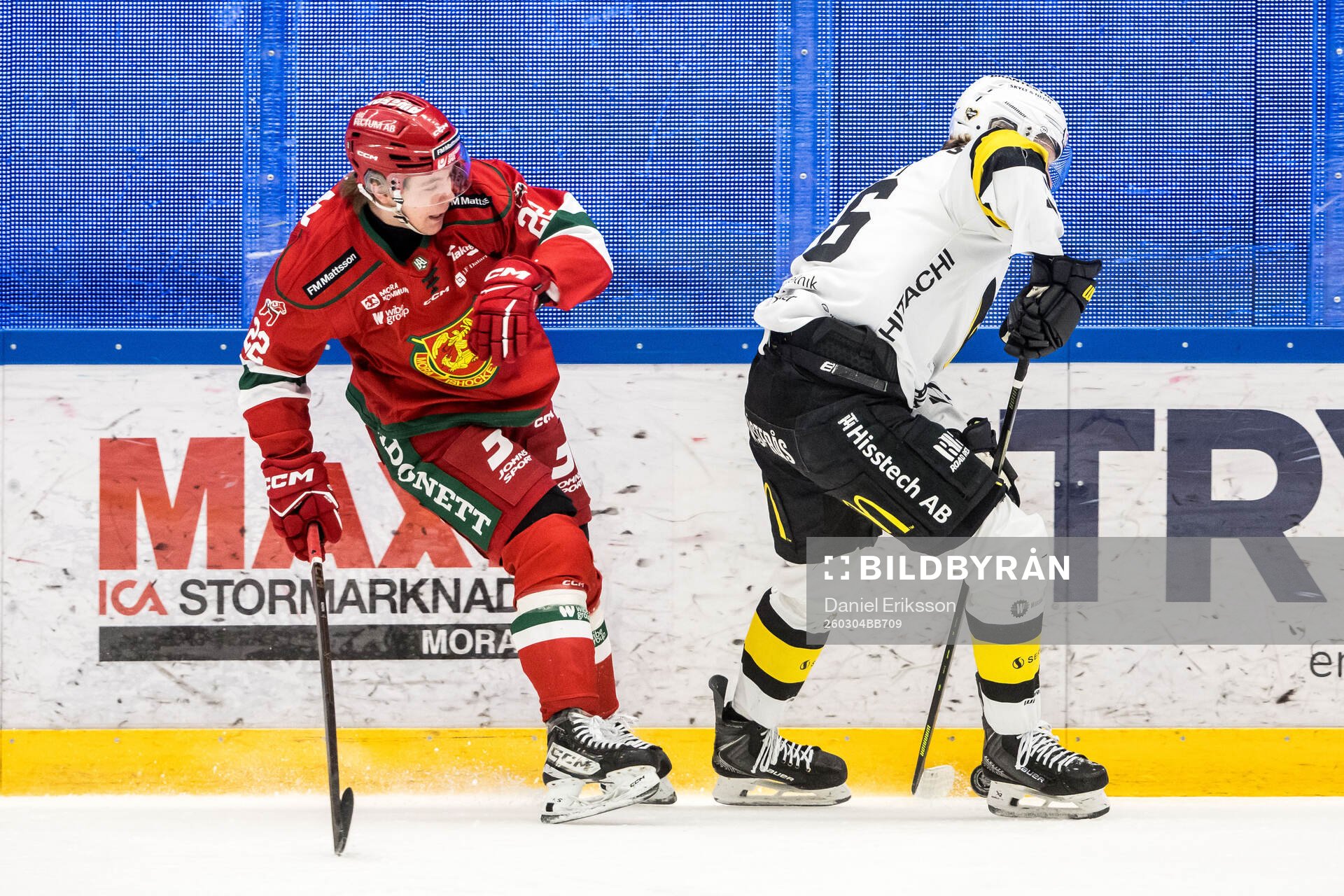 Moras Mikkel Eriksen och Västerås Victor Pantzare