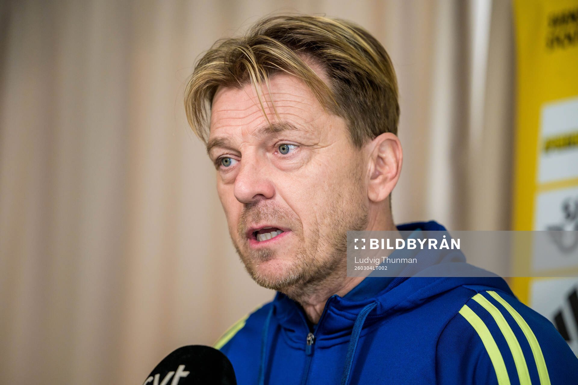 Head coach Tony Gustavsson