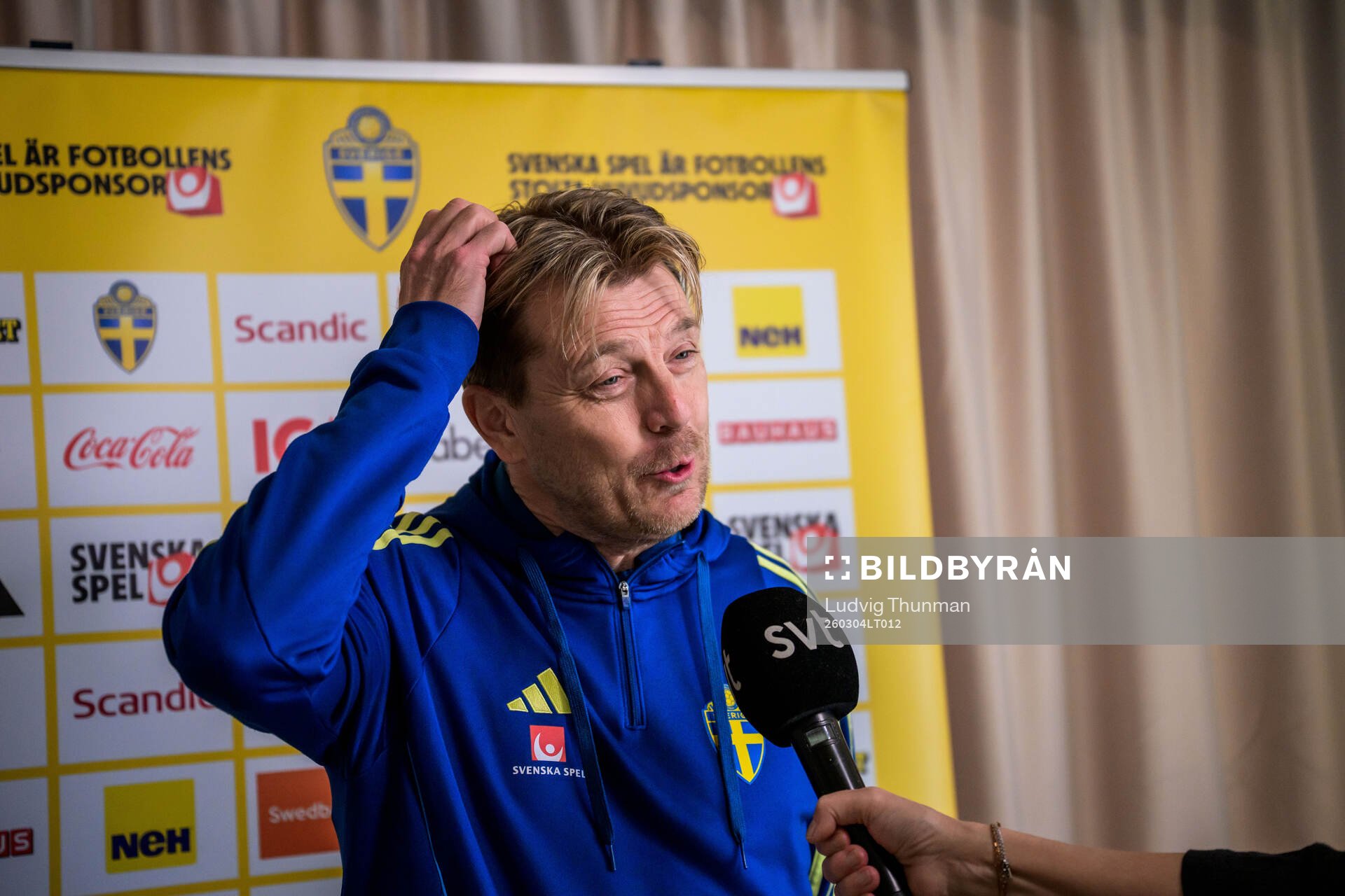 Head coach Tony Gustavsson