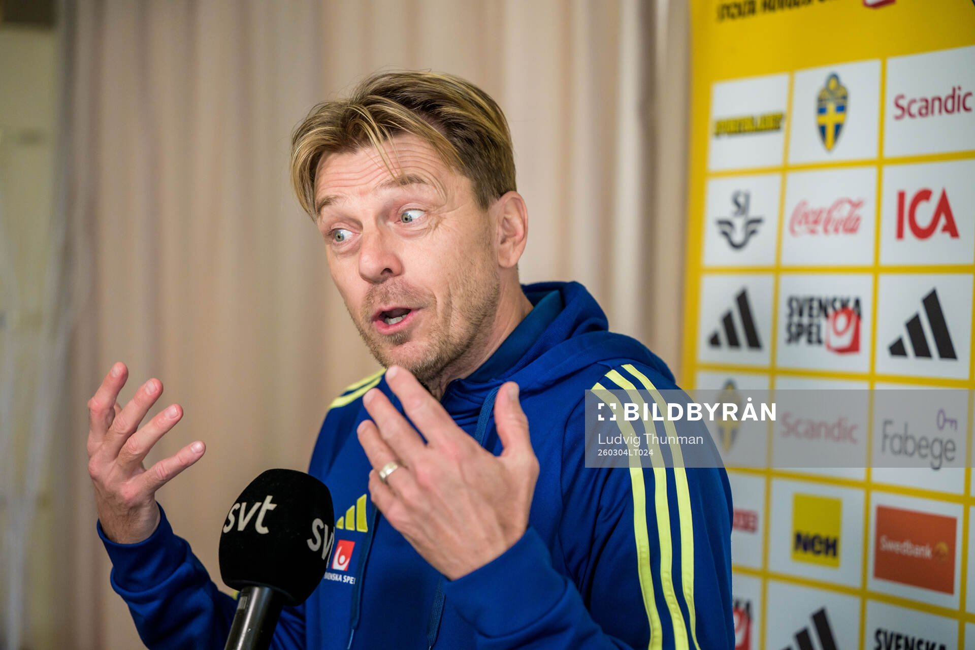 Head coach Tony Gustavsson