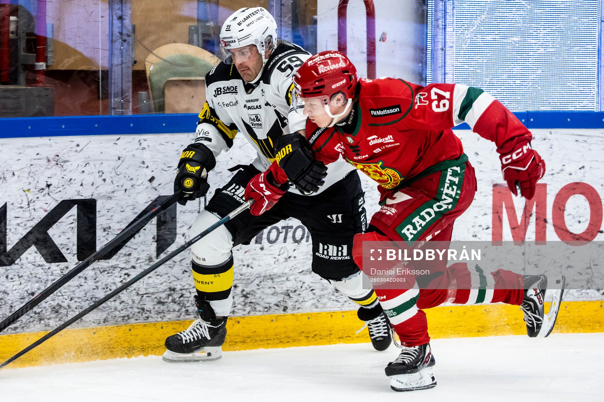 Västerås Anton Mylläri och Moras Jesper Norbäck