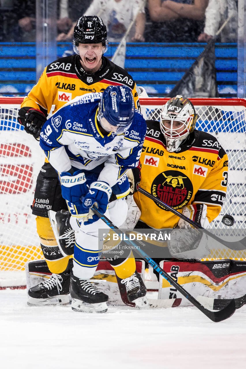 Luleås Otto Leskinen och Leksands Gabriel Fortier och