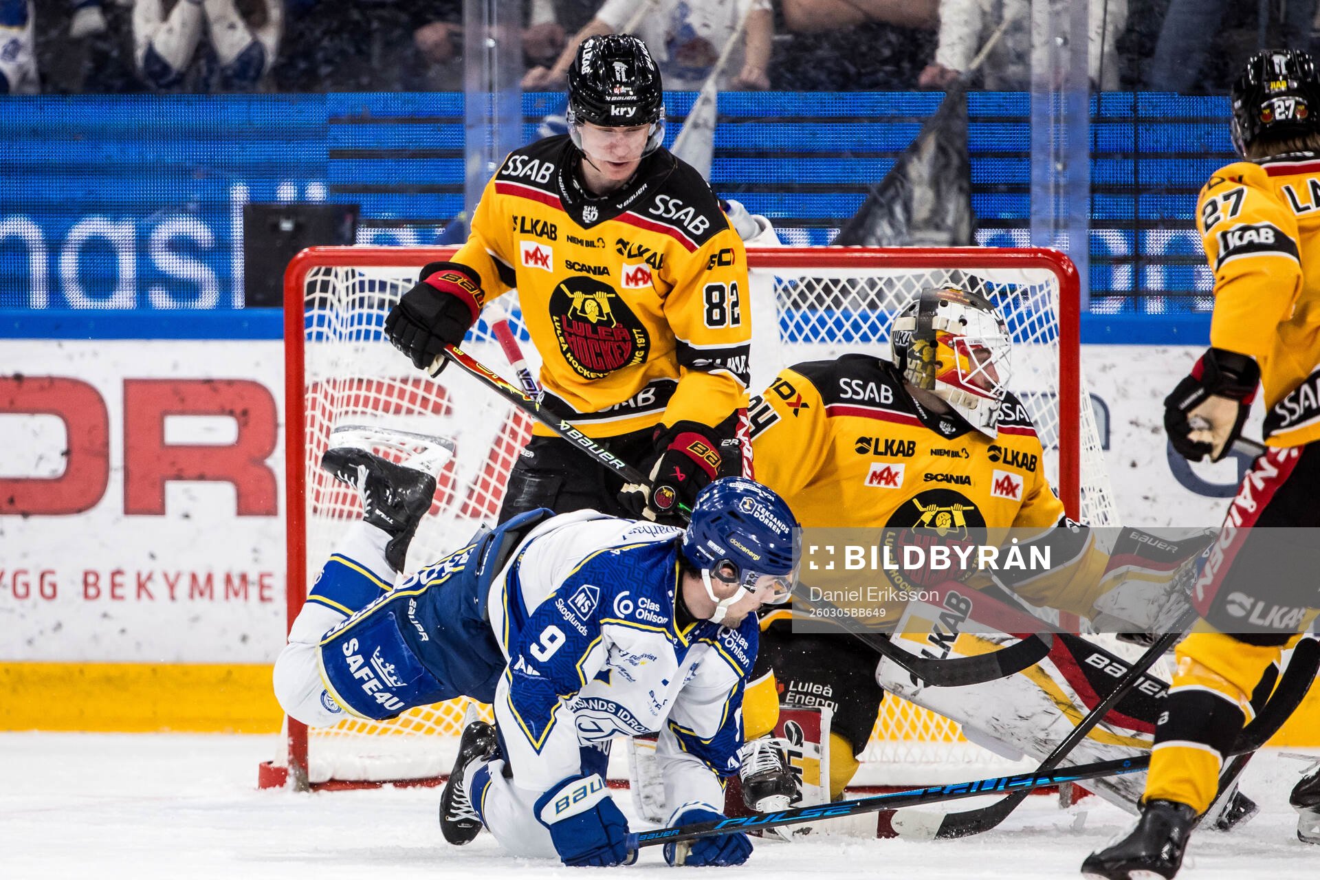 Luleås Otto Leskinen och Leksands Gabriel Fortier och