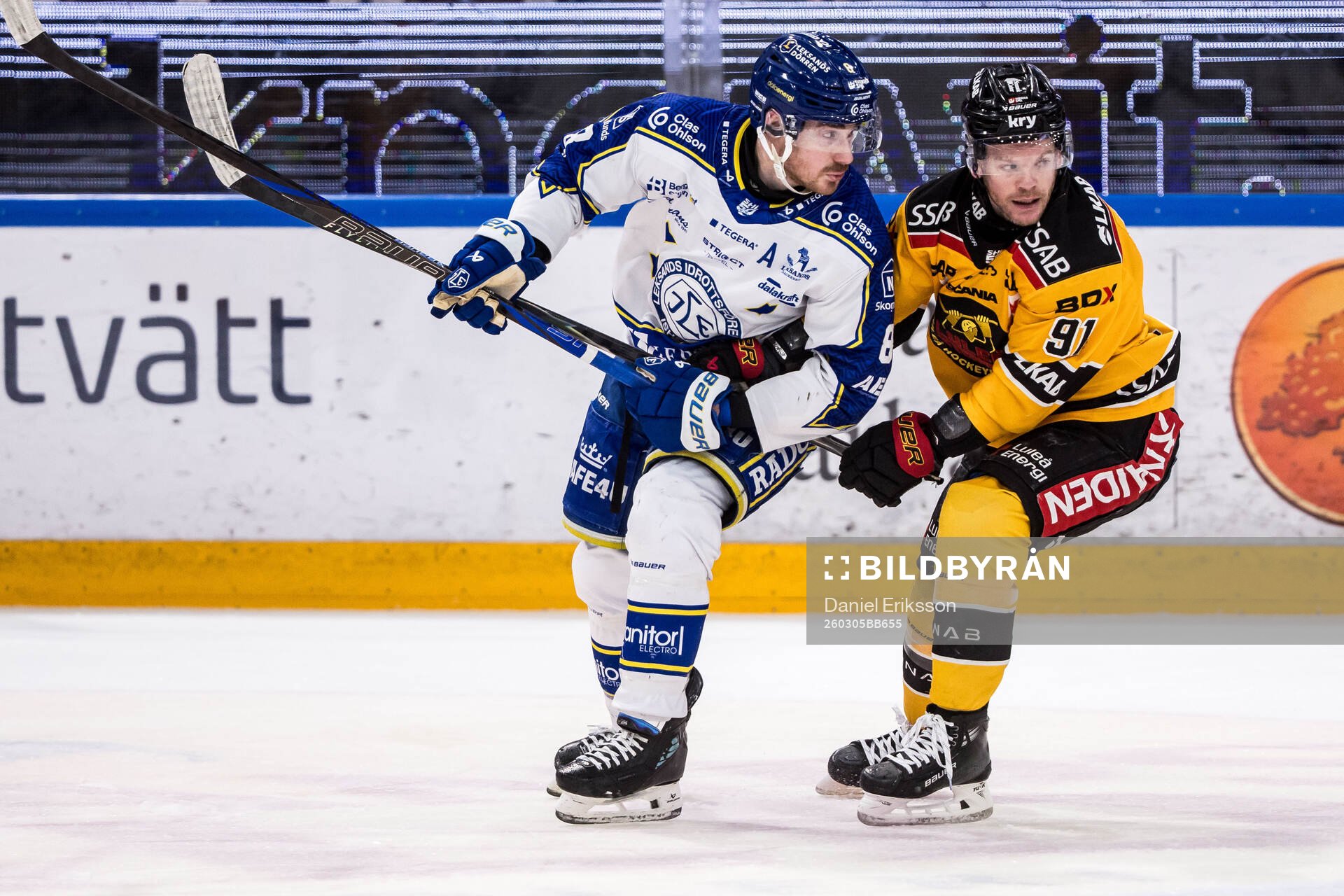 Leksands Matt Caito och Luleås Brian O'Neill