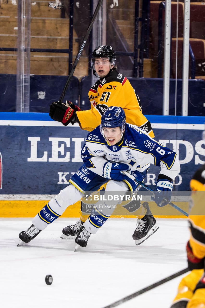 Leksands Alexander Lundqvist och Luleås Markus Nurmi