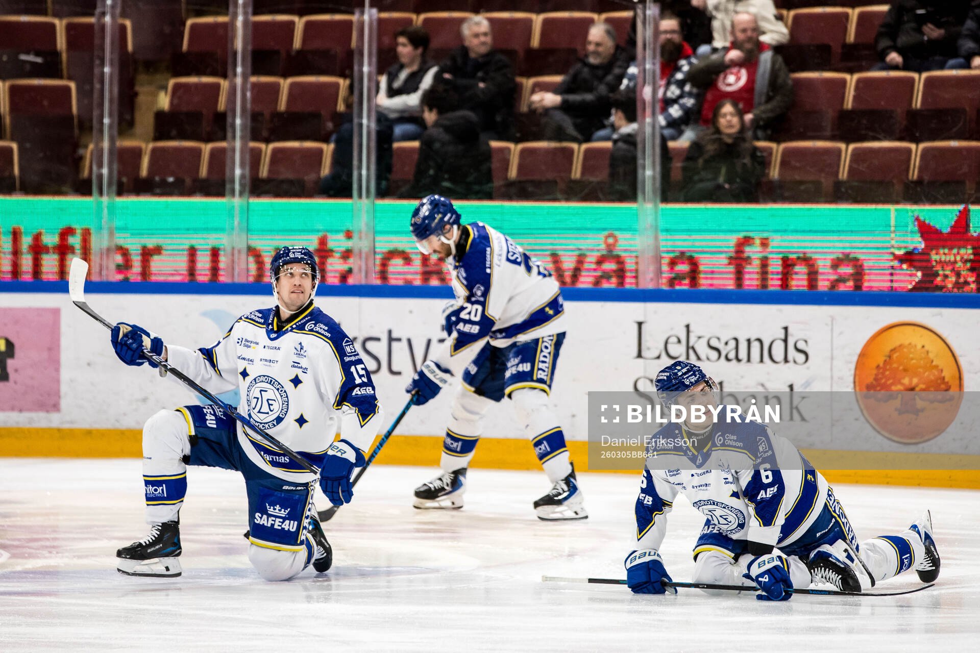 Leksands Max Veronneau och Alexander Lundqvist