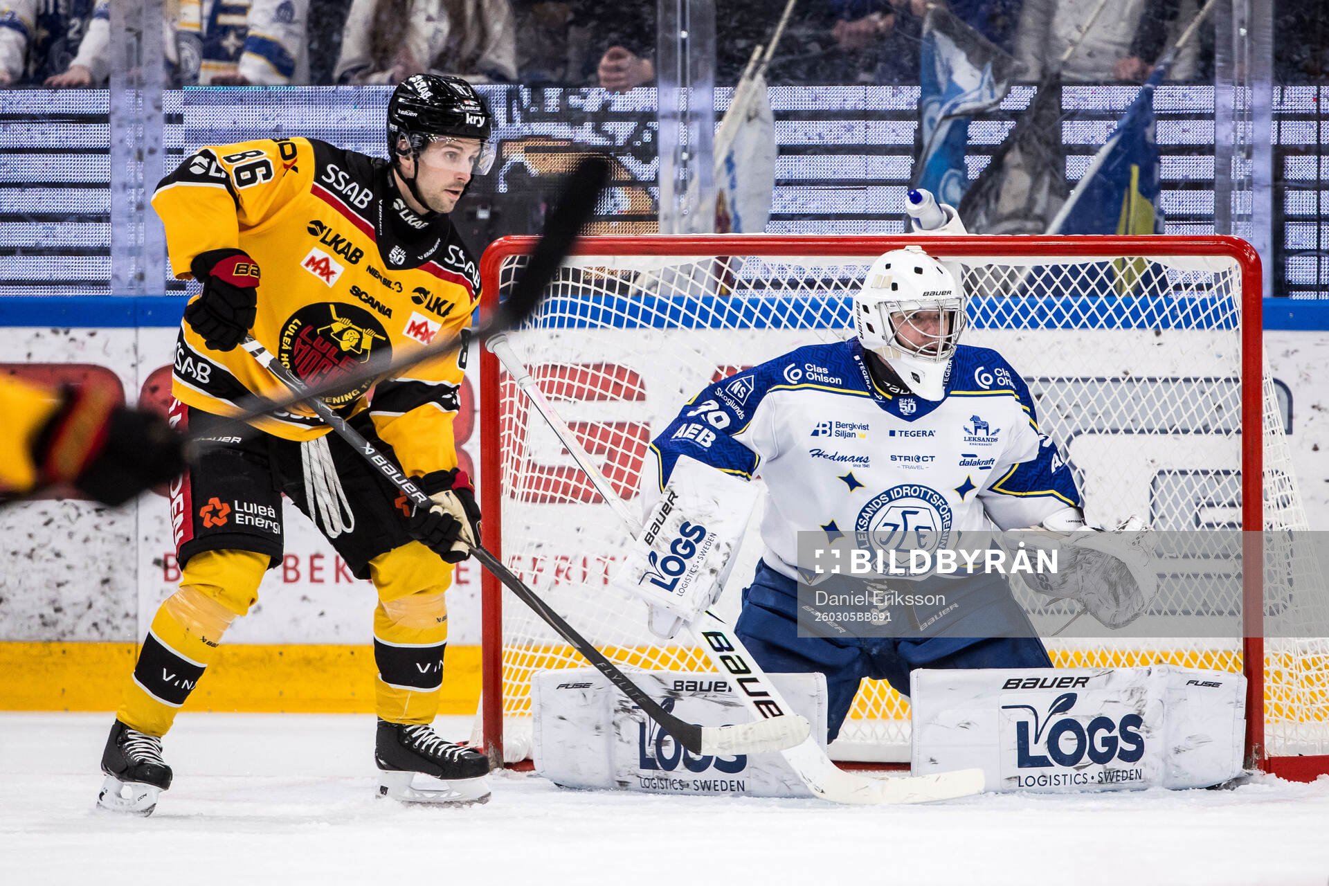 Luleås Mathias Bromé och Pontus Själin