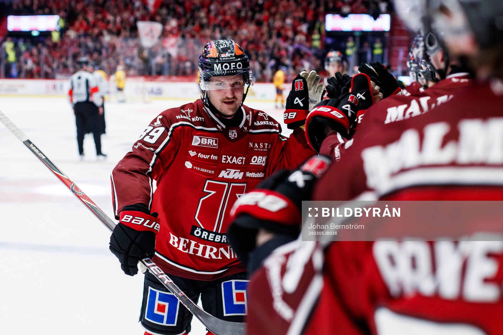 Örebros Patrik Karlkvist jublar