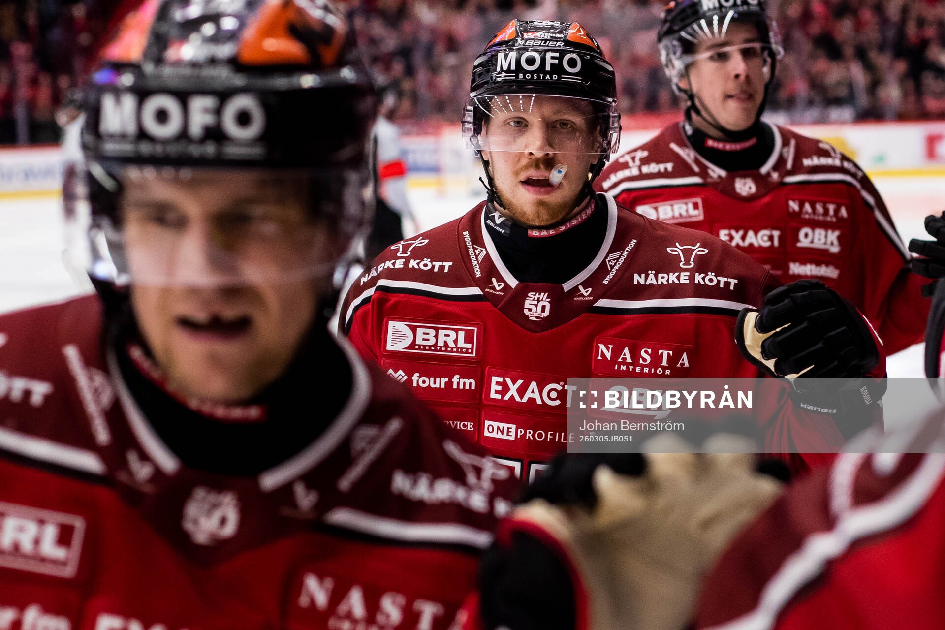 Örebros Kalle Kossila jublar vid 3-1