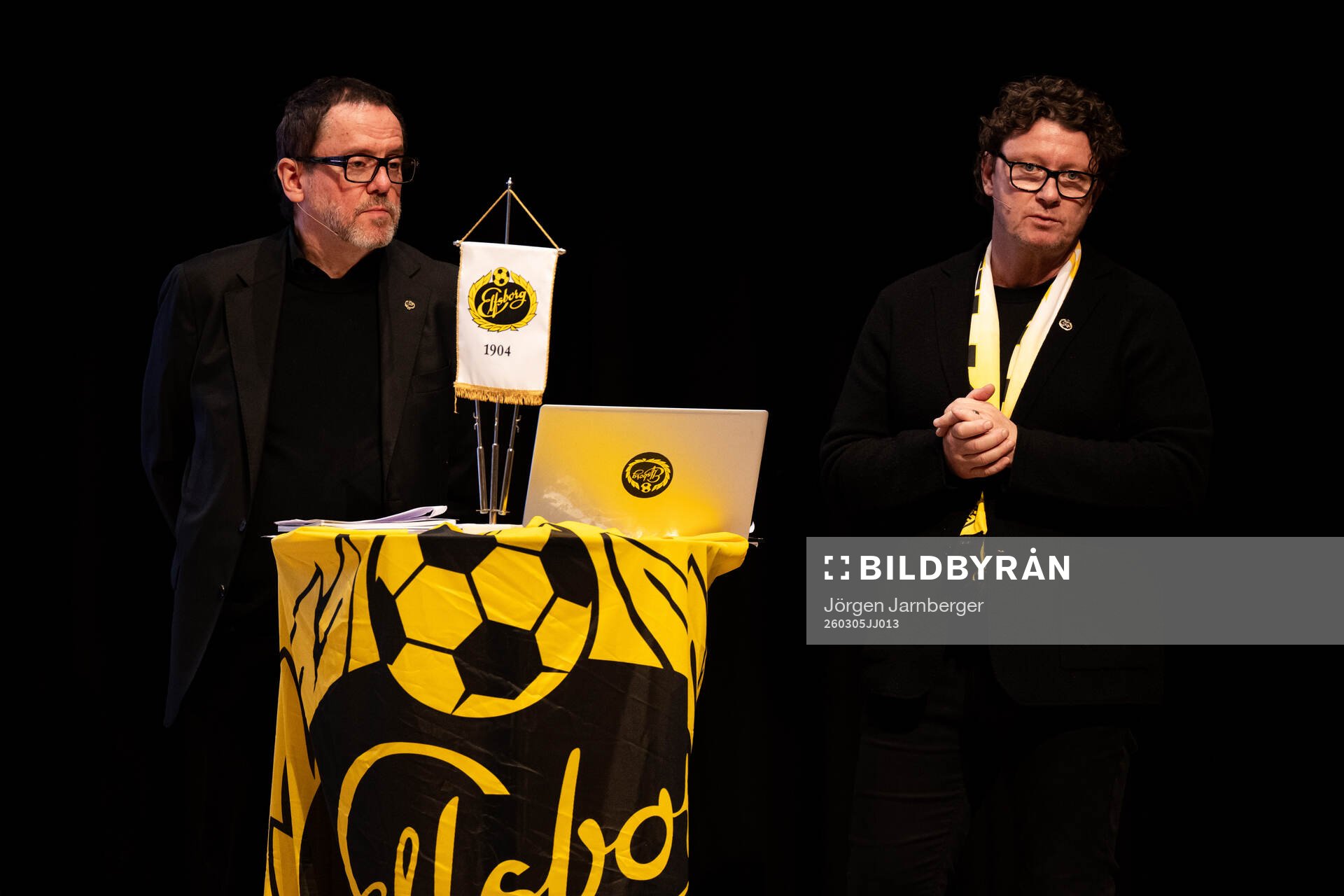 Ordförande Sune Lundqvist och klubbchef Stefan Andreasson