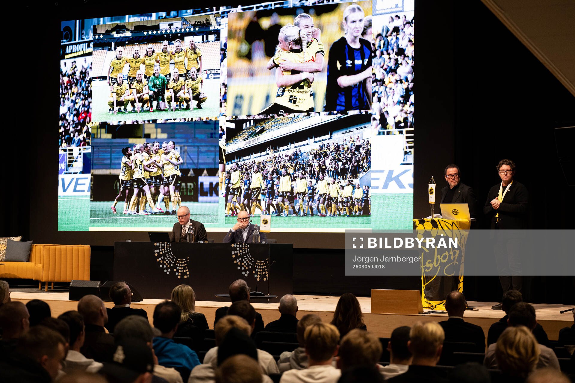 Ordförande Sune Lundqvist och klubbchef Stefan Andreasson