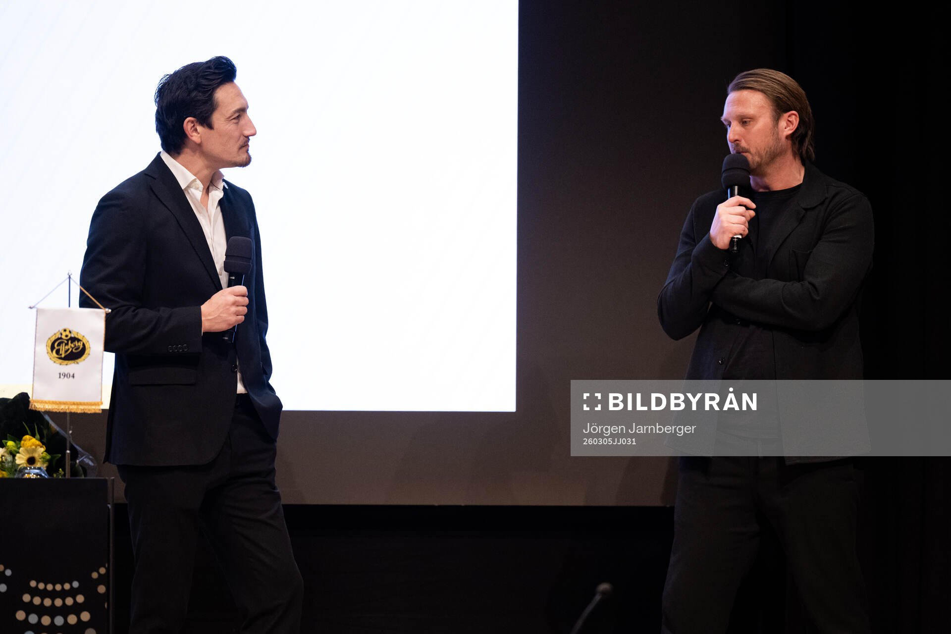 Stefan Ishizaki och Manager Björn Hamberg