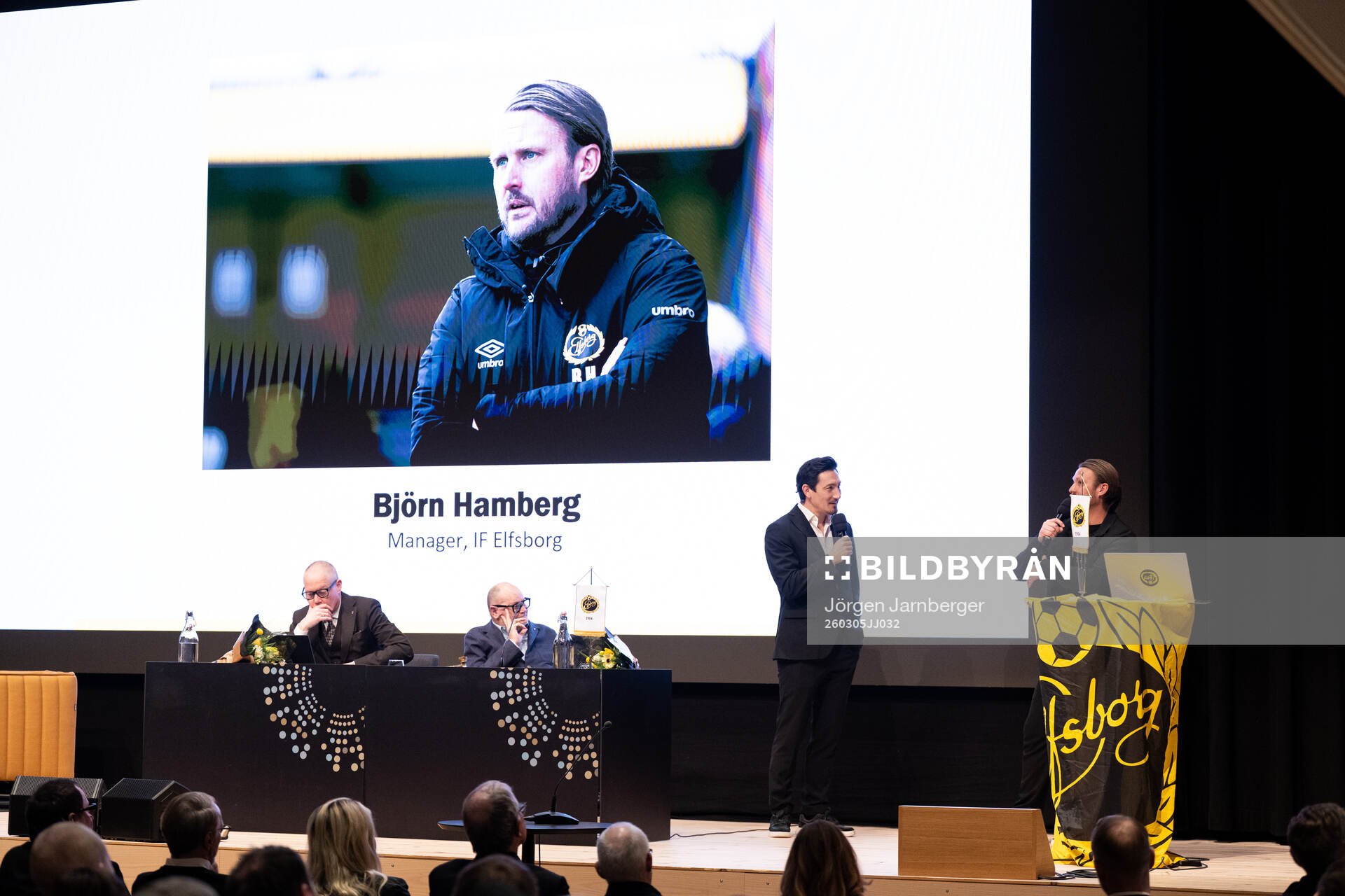 Stefan Ishizaki och Manager Björn Hamberg