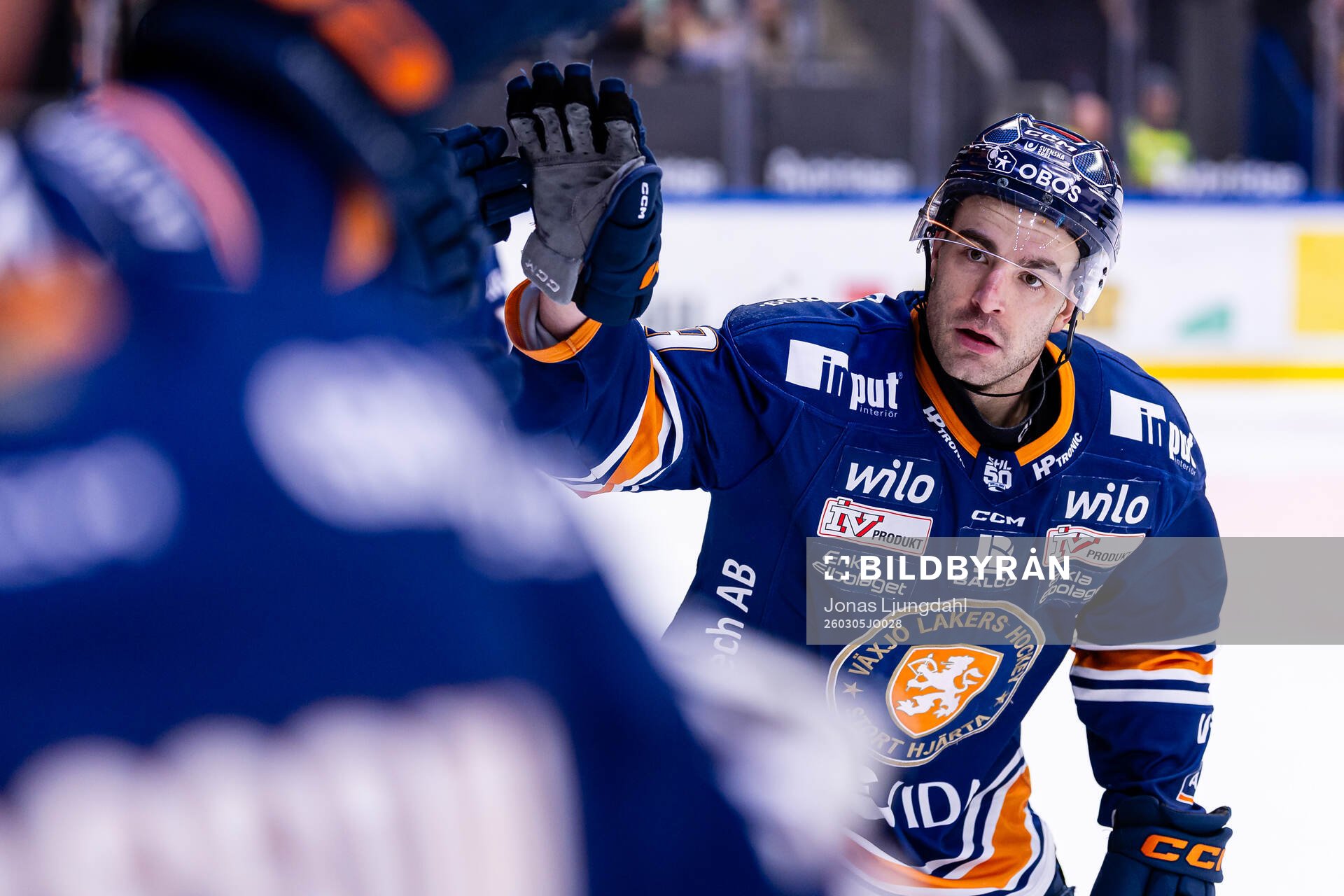 Växjös Reid Gardiner jublar