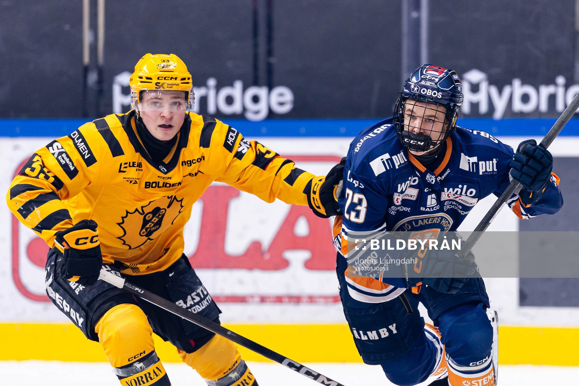 Skellefteås Zeb Forsfjäll och Växjös Olle Karlsson