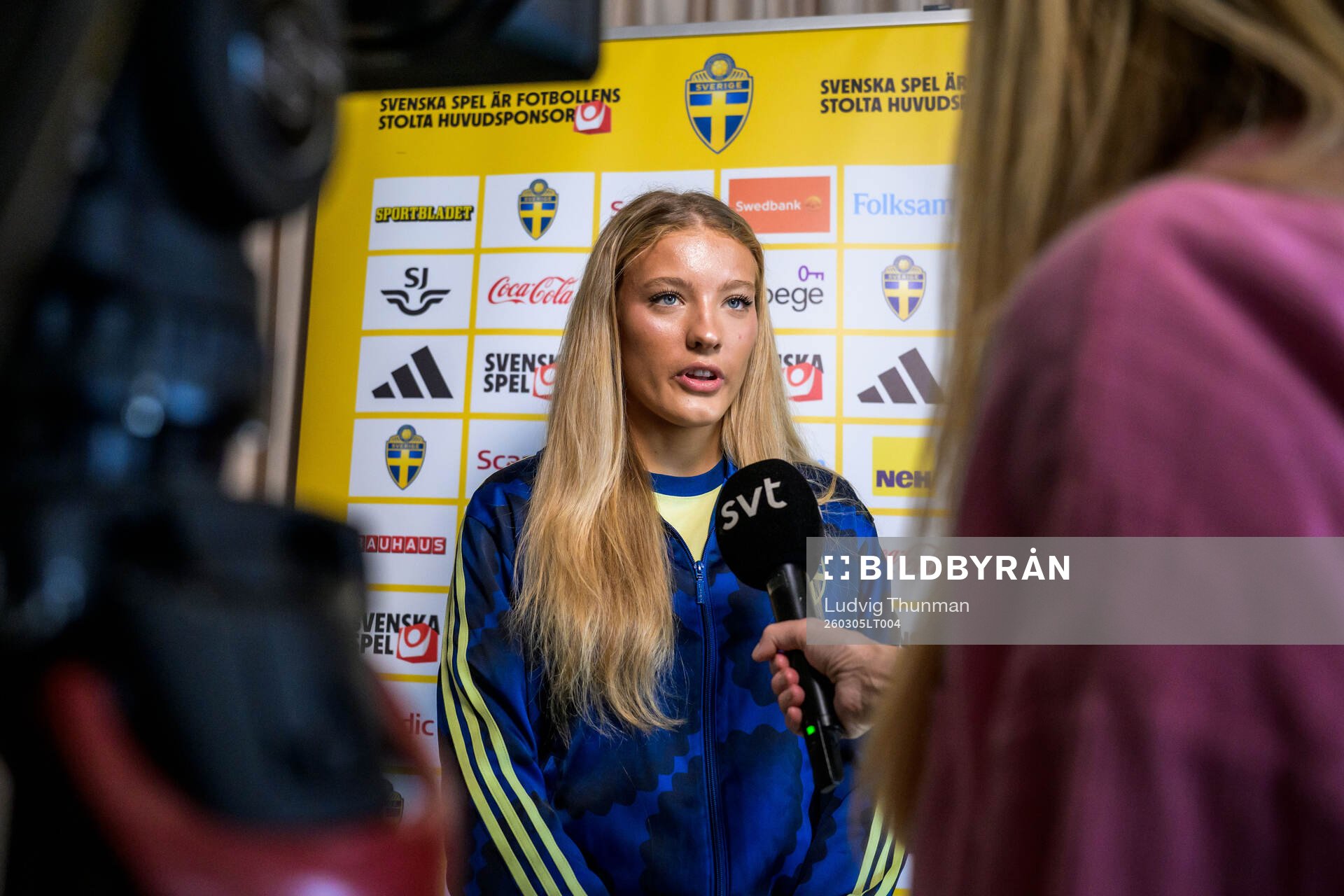 Smilla Holmberg of the women's national football team of
