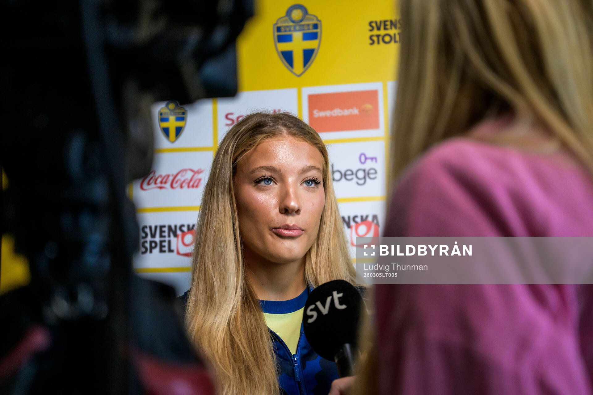 Smilla Holmberg of the women's national football team of