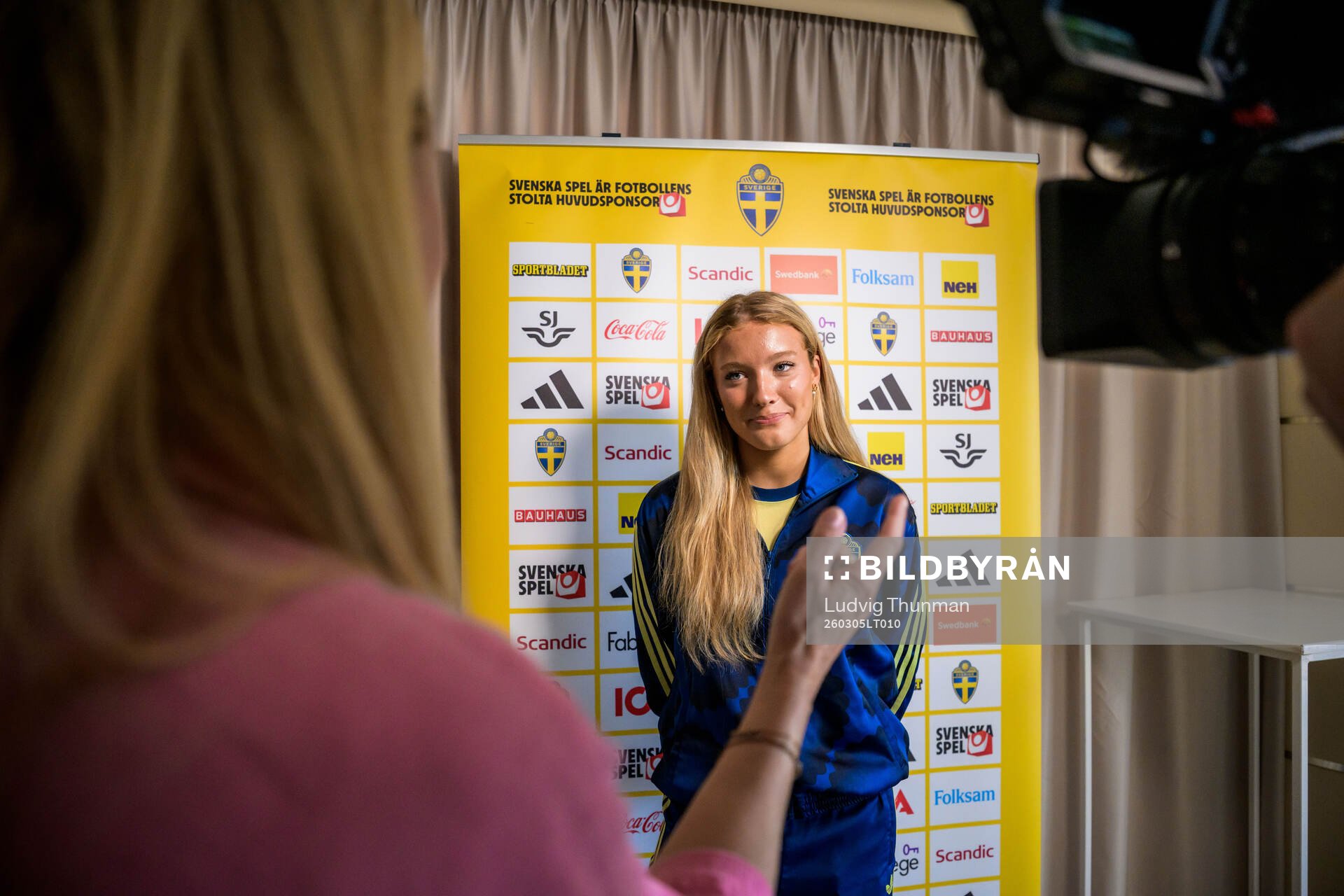 Smilla Holmberg of the women's national football team of