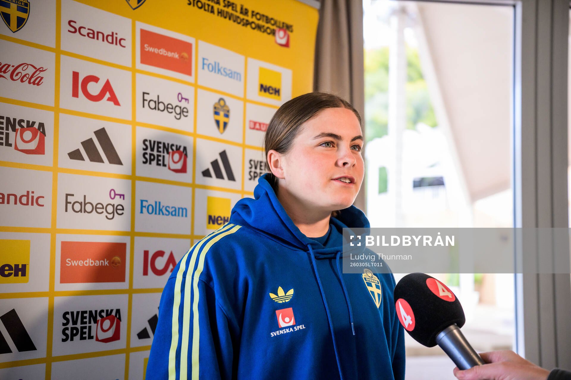 Hanna Wijk of the women's national football team of Sweden