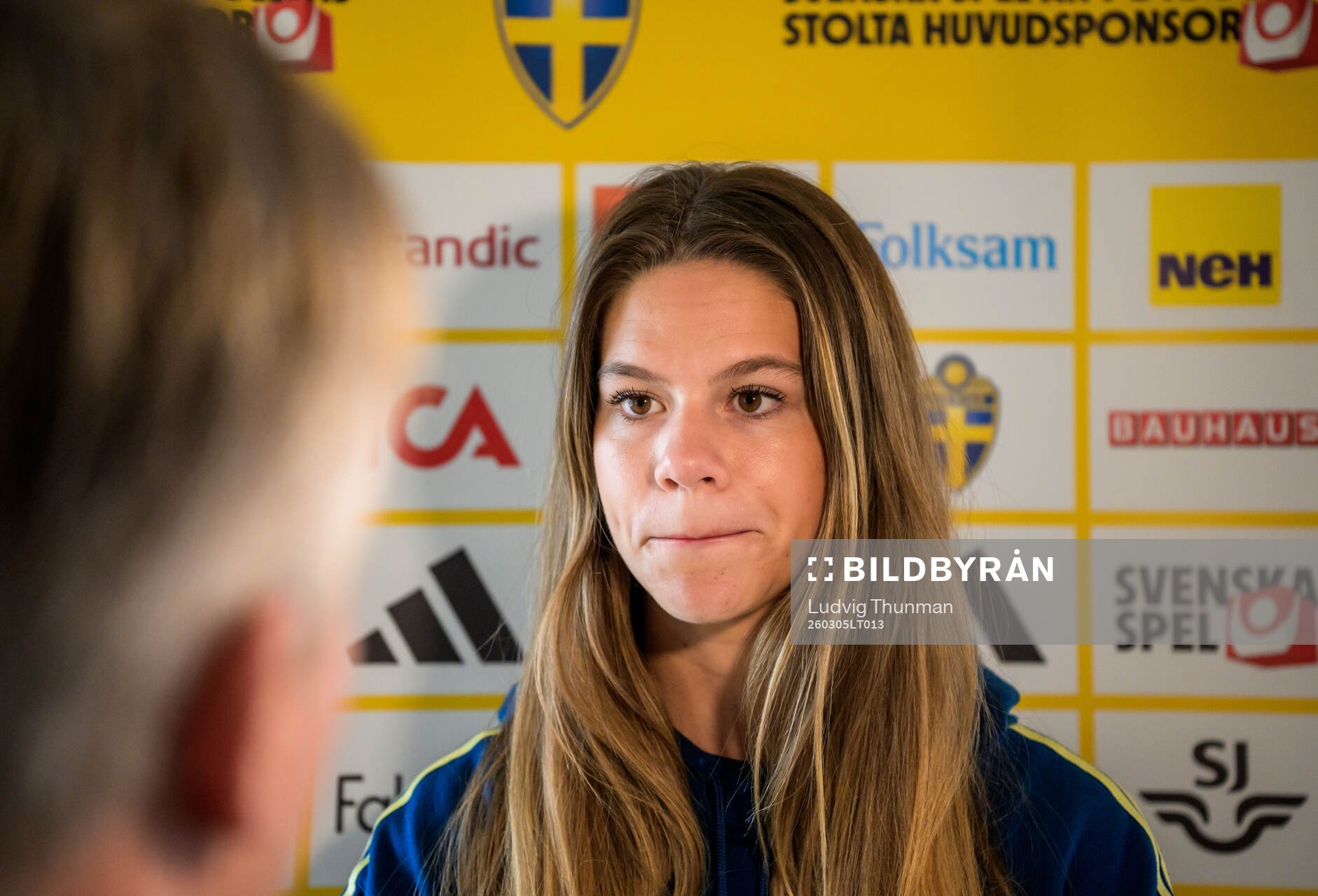 Bella Andersson of the women's national football team of