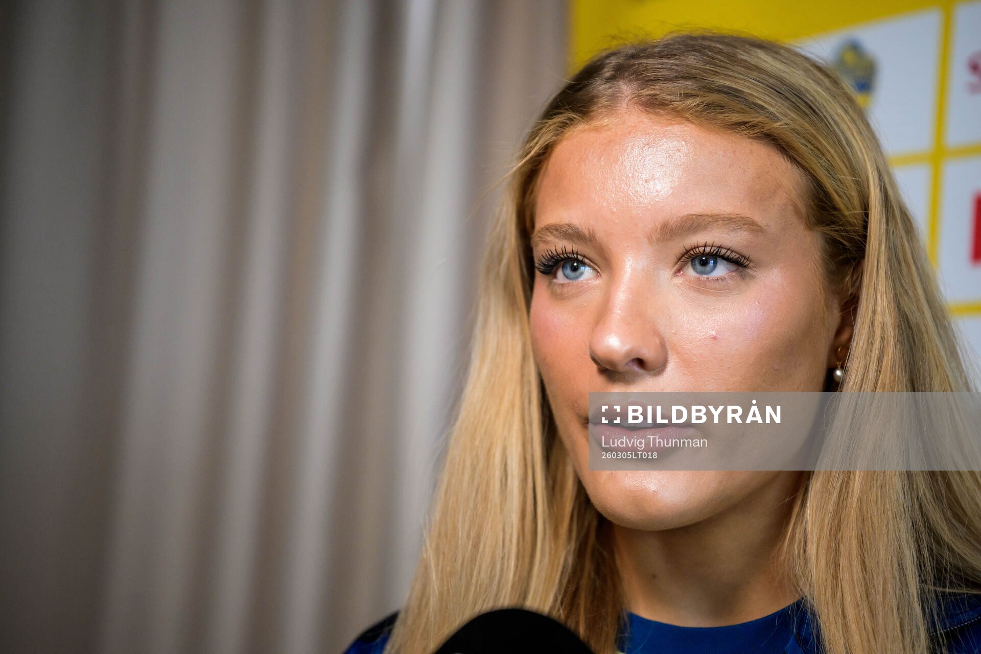 Smilla Holmberg of the women's national football team of