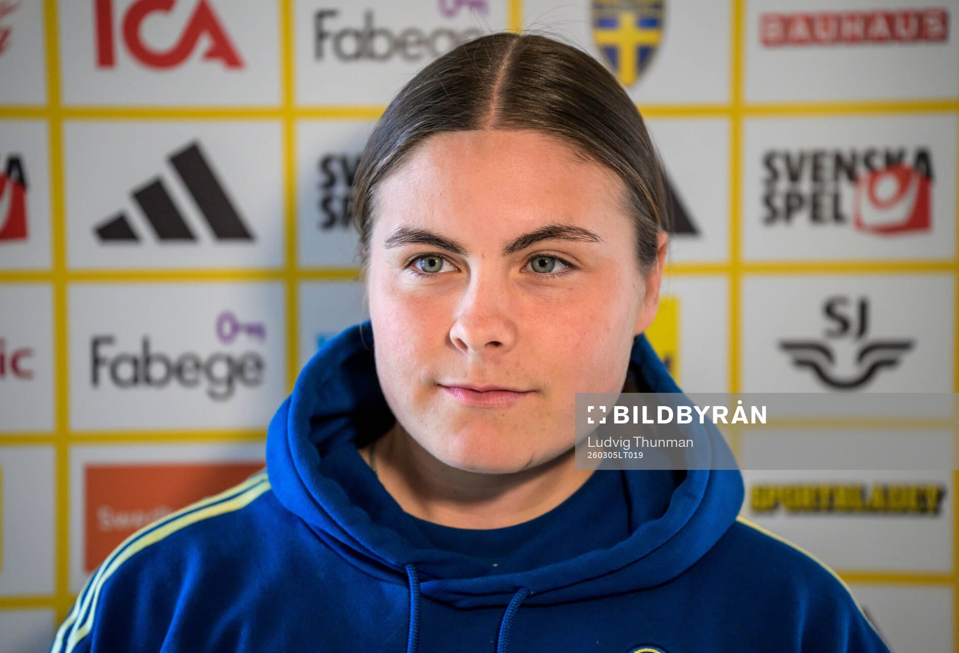 Hanna Wijk of the women's national football team of Sweden