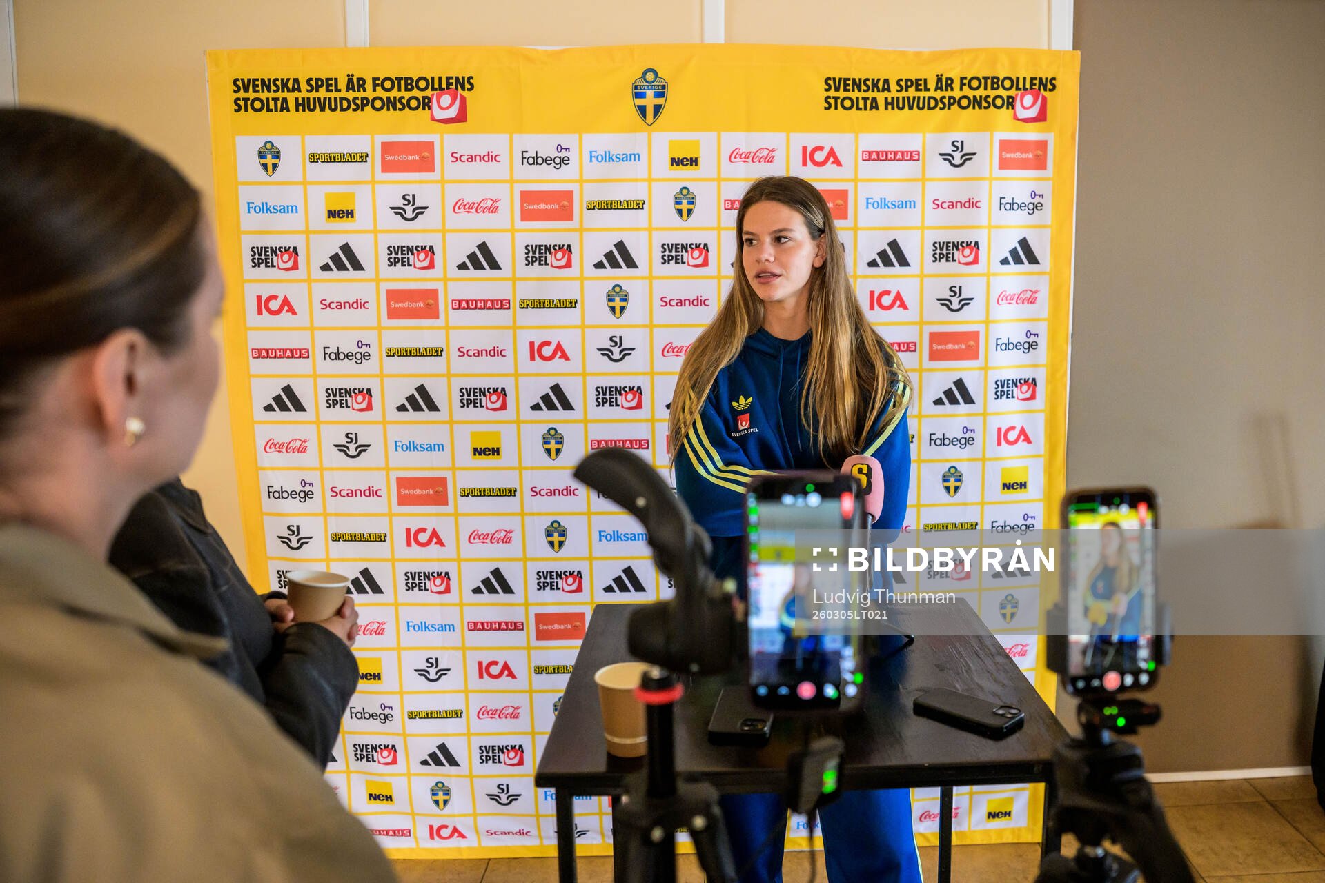 Bella Andersson of the women's national football team of