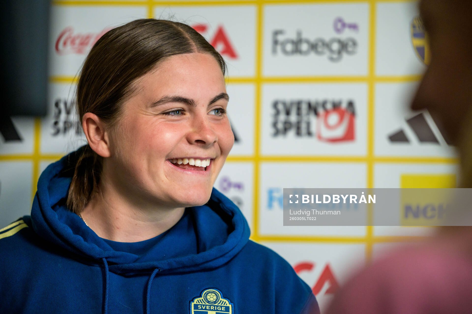 Hanna Wijk of the women's national football team of Sweden