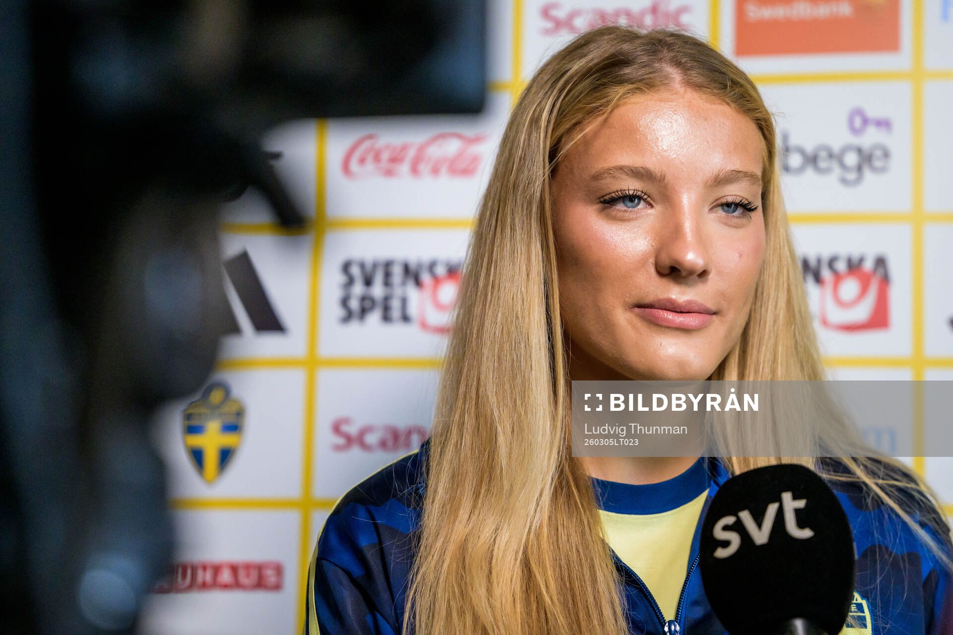 Smilla Holmberg of the women's national football team of