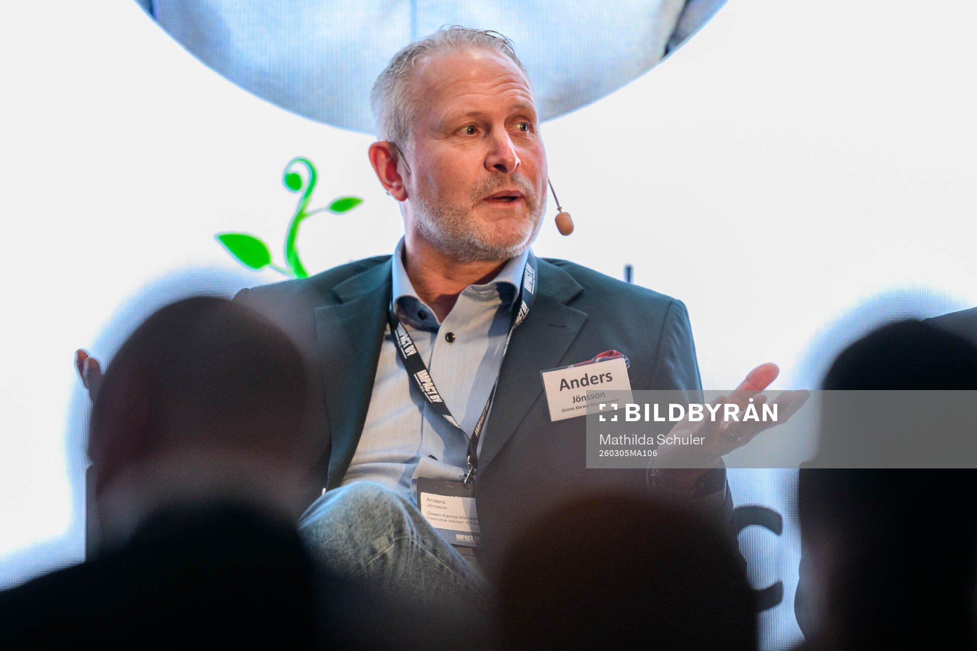 Anders Jönsson, VD Green Karma Management vid ett