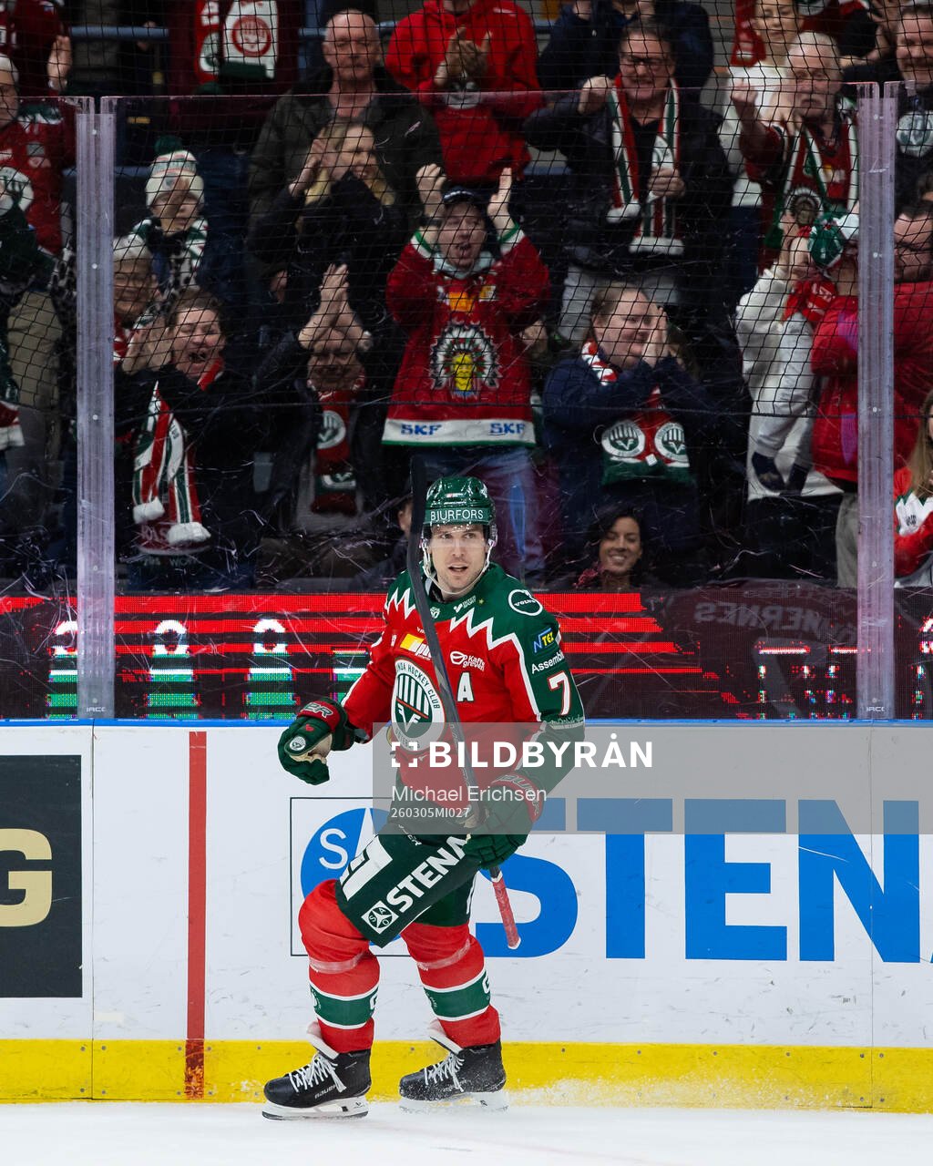Frölundas Henrik Tömmernes jublar