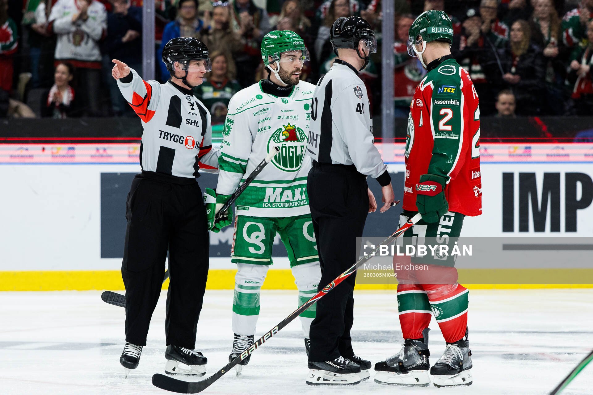 Rögles Mark Friedman och Frölundas Christian Folin