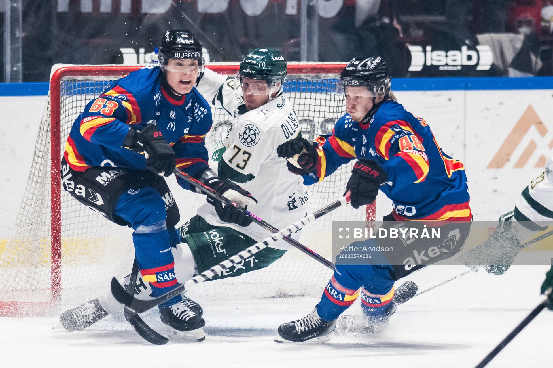 Malmö Redhawks Fredrik Händemark och Färjestads Adam