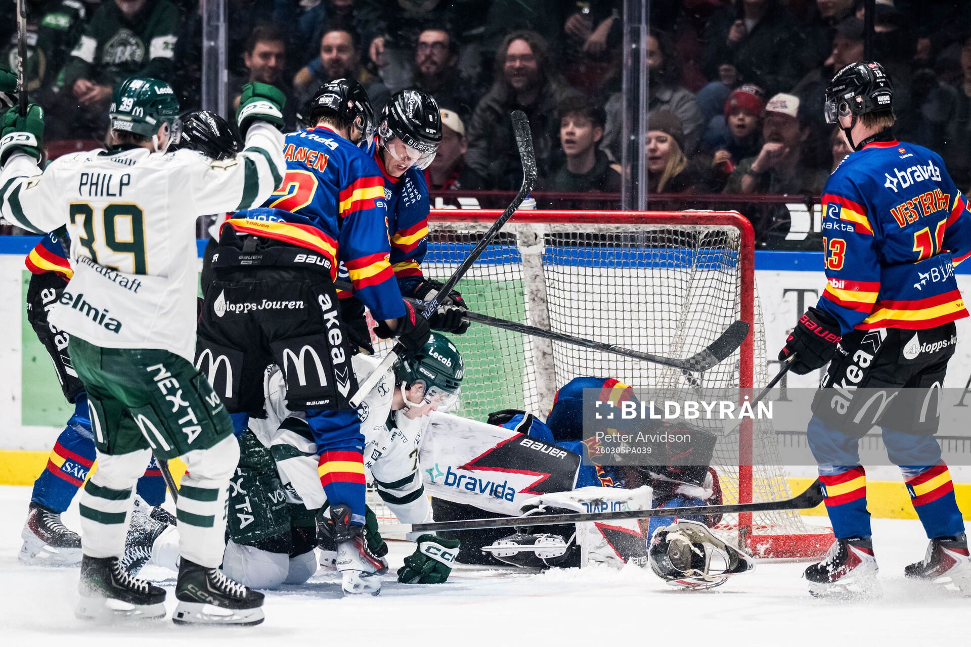 Malmö Redhawks målvakt Marek Langhamer
