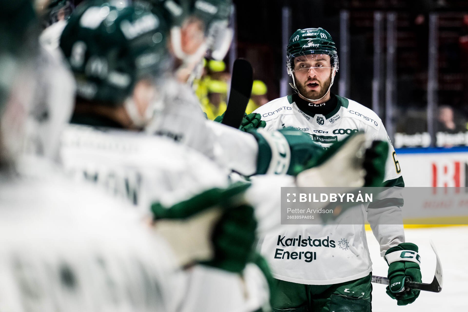 Färjestads Radim Zohorna jublar