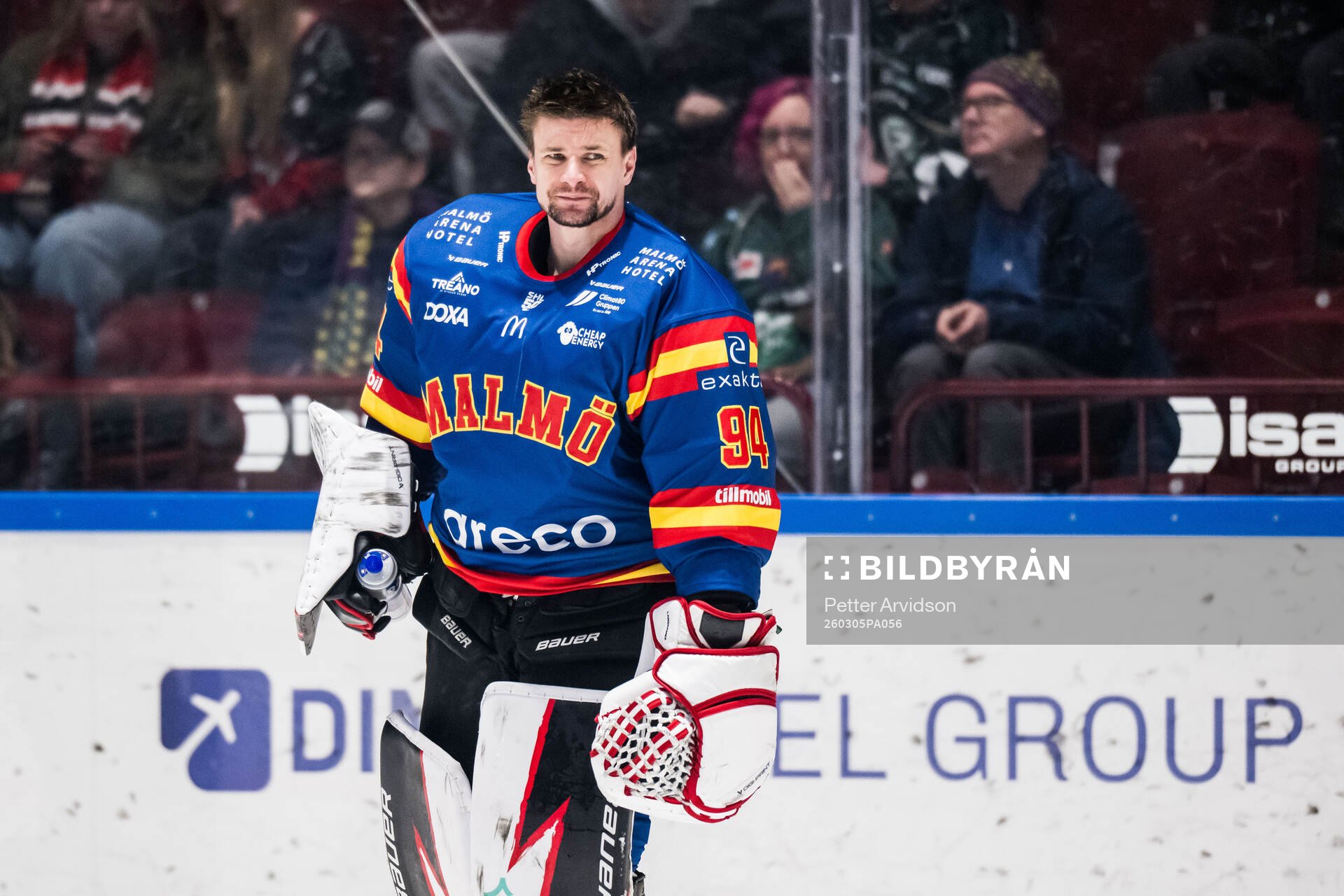 Malmö Redhawks målvakt Marek Langhamer