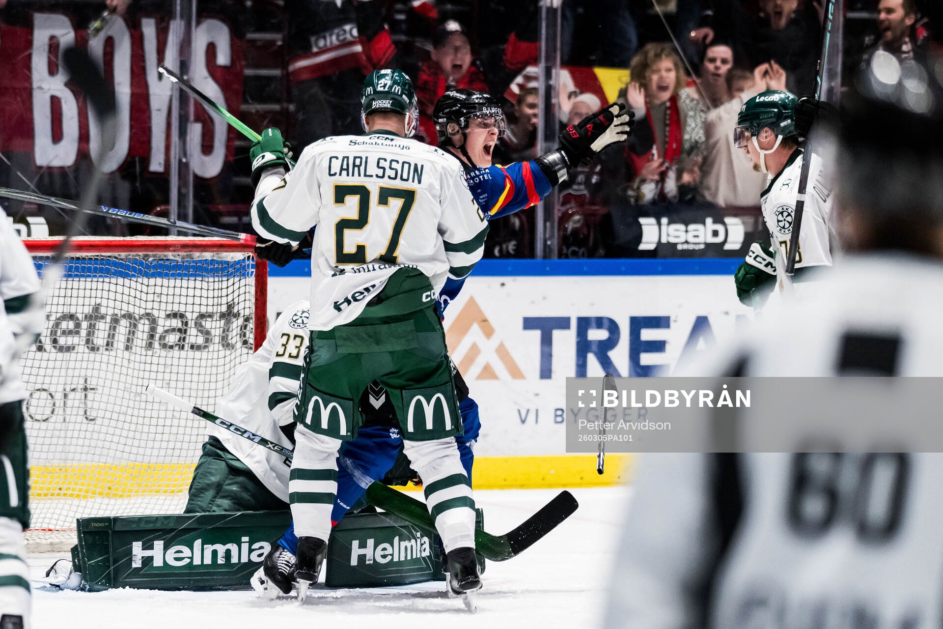 Malmö Redhawks Fredrik Händemark jublar