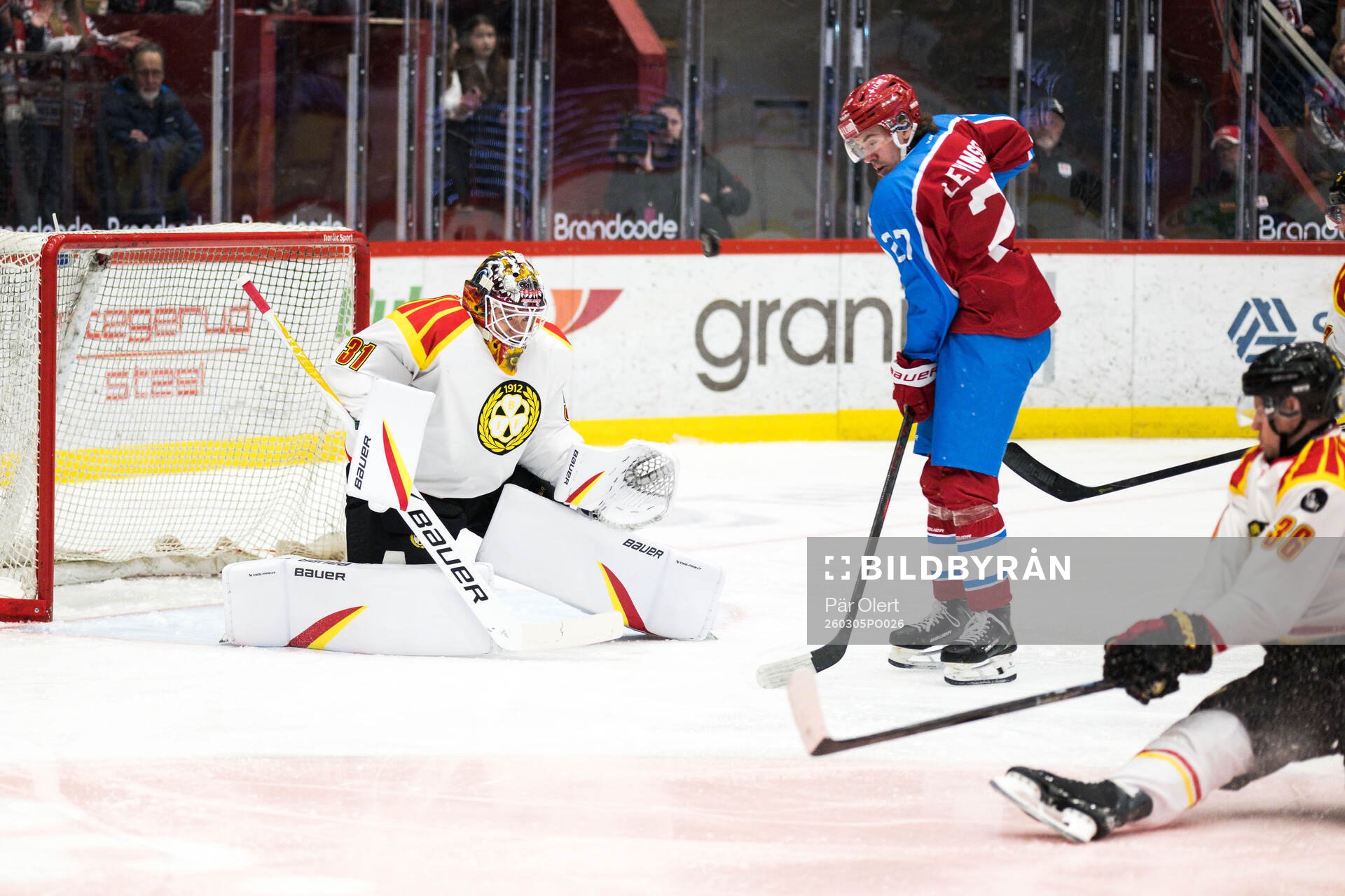 Brynäs målvakt Erik Källgren