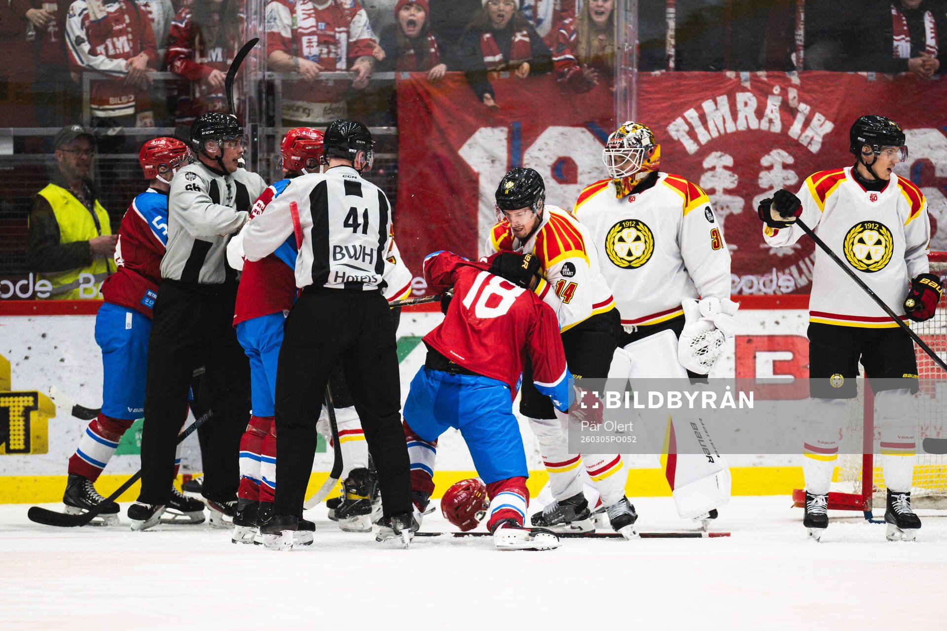 Timrås Eddie Genborg och Brynäs Robert Hägg