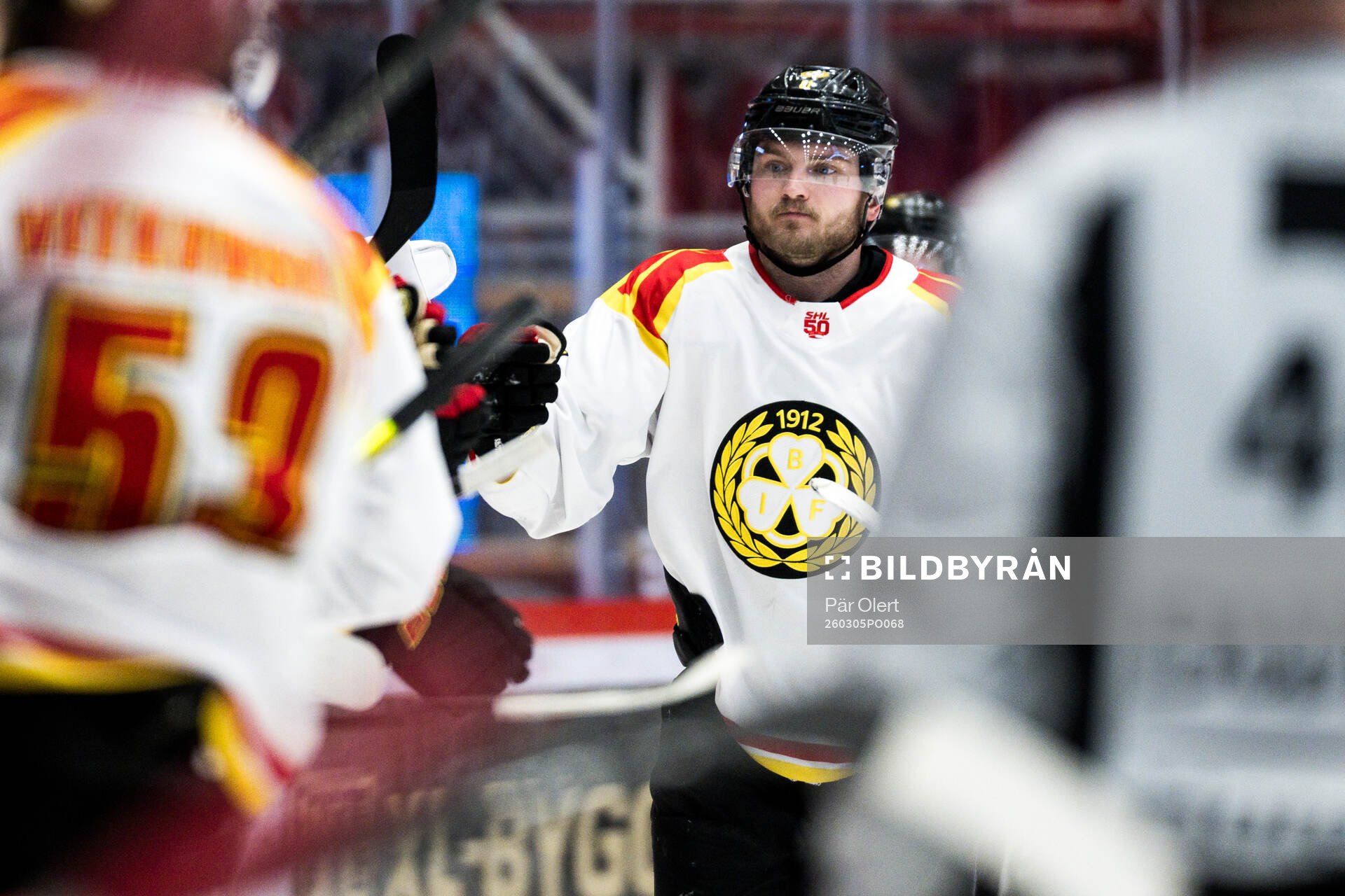 Brynäs Kieffer Bellows jublar