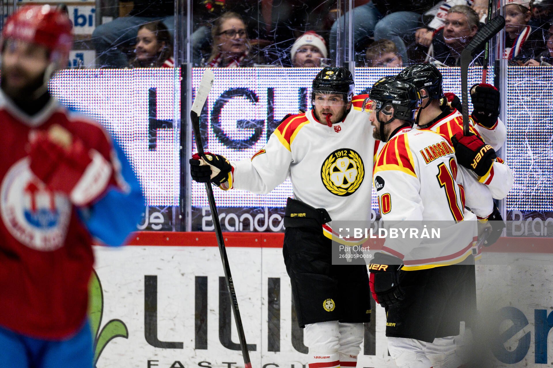 Brynäs Kieffer Bellows jublar