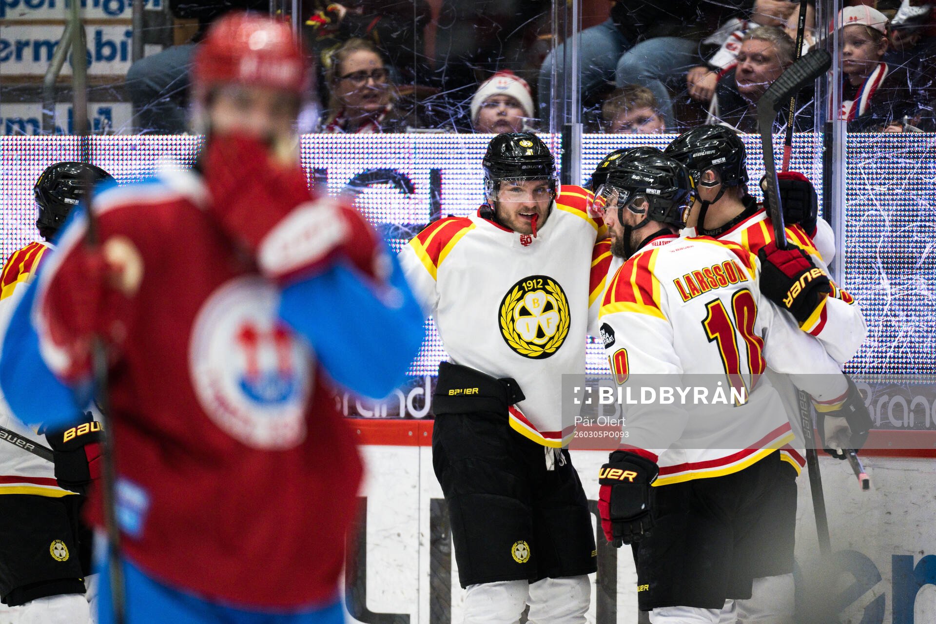 Brynäs Kieffer Bellows jublar