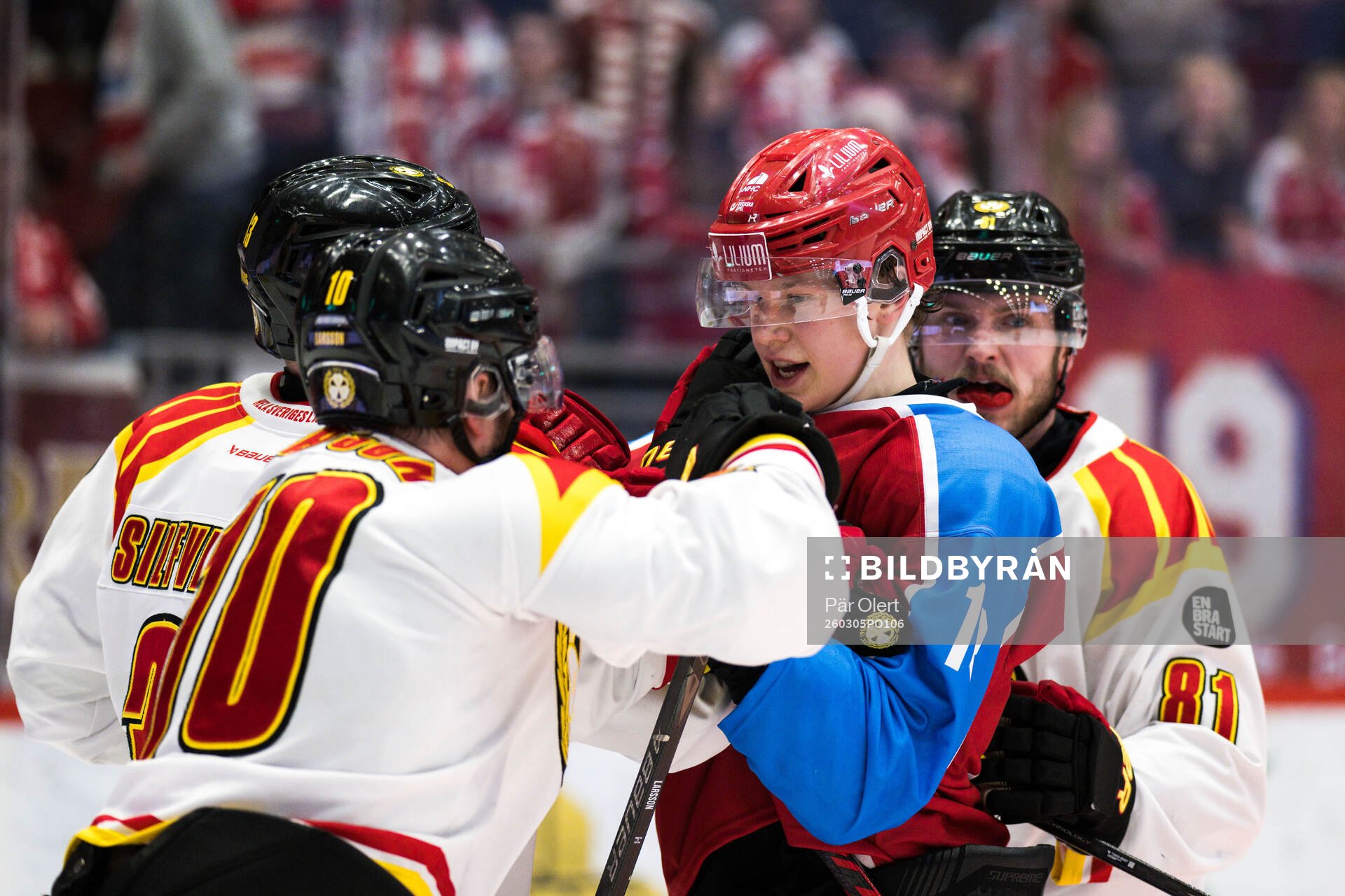 Brynäs Johan Larsson och Timrås Eddie Genborg