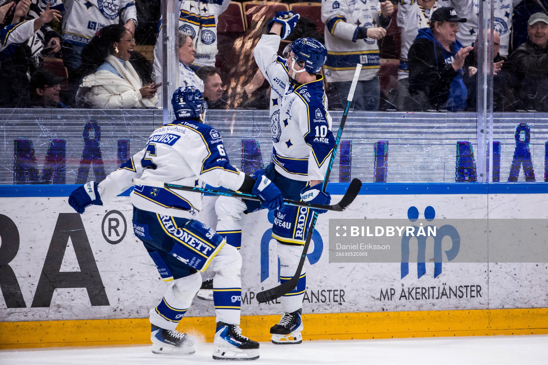 Leksands Anton Johansson jublar