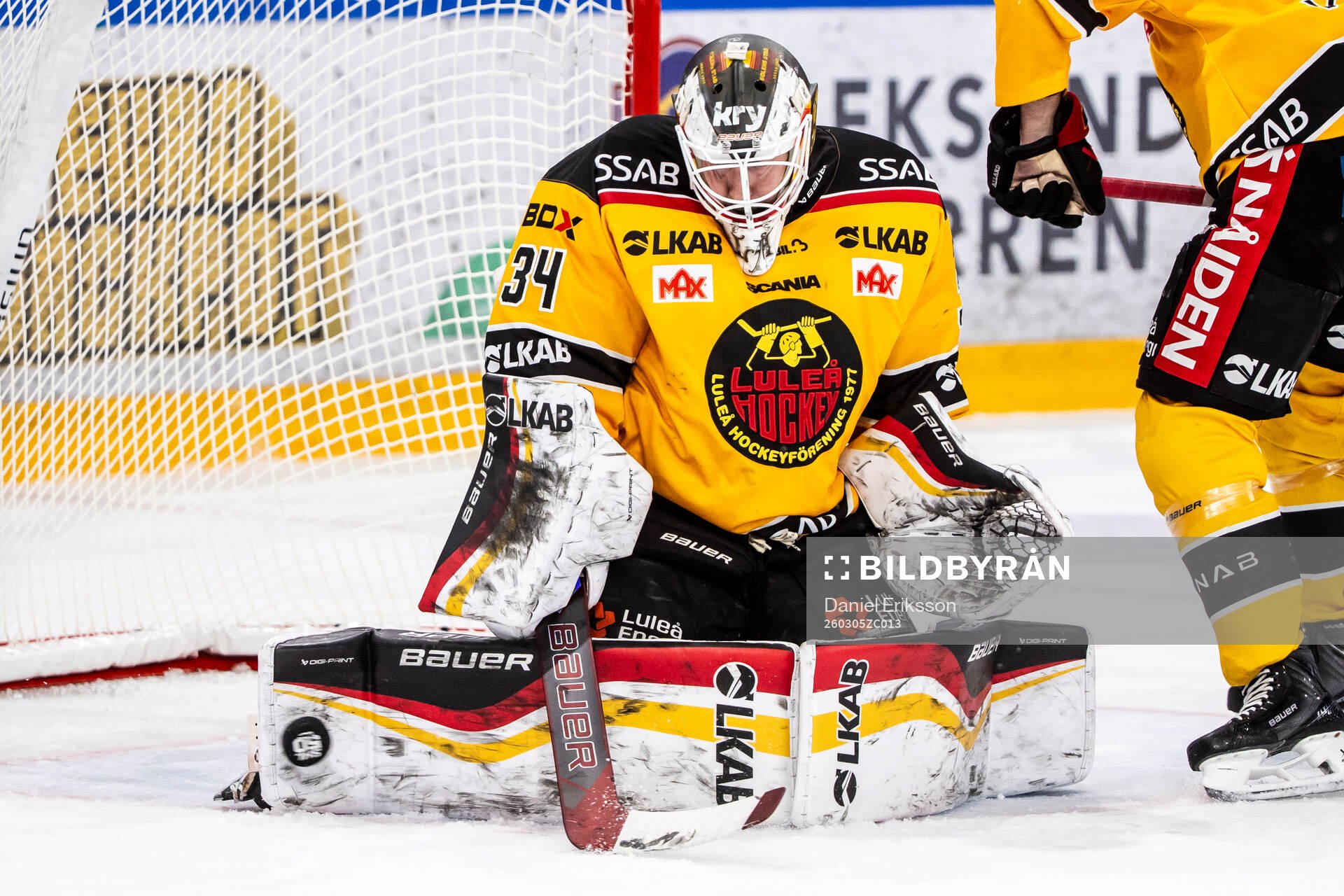 Luleås målvakt Joel Lassinantti