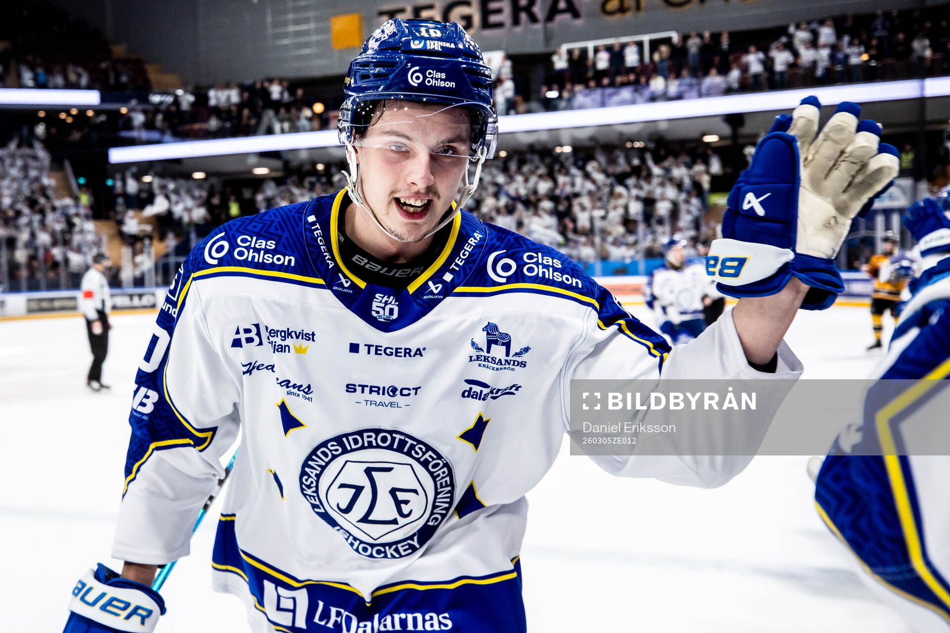Leksands Anton Johansson jubel