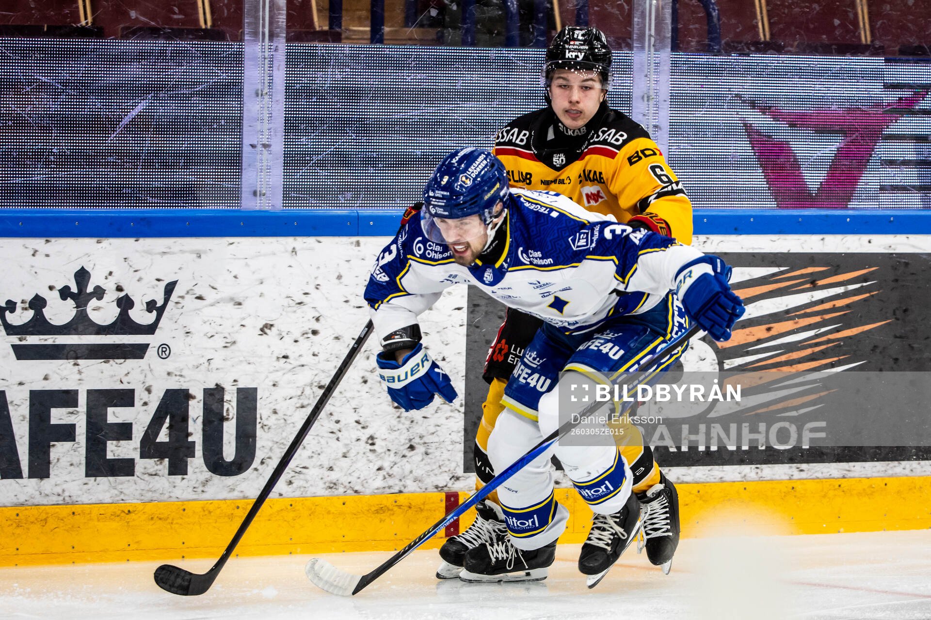 Leksands Fred Nilsson och Luleås Isac Hedqvist