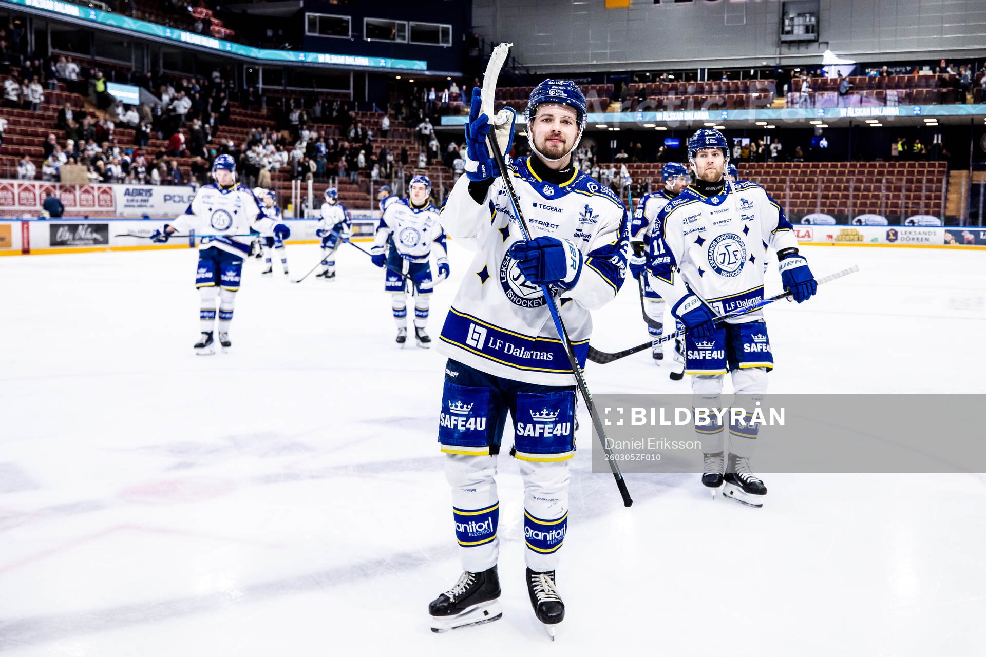 Leksands Fred Nilsson jublar